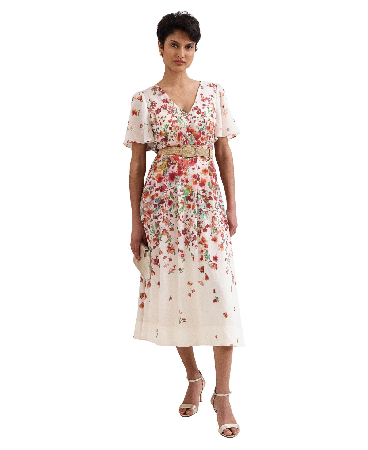 Phase Eight Women’s Lovette Floral Dress – Cream Phase Eight Women’s Lovette Floral Dress – Cream