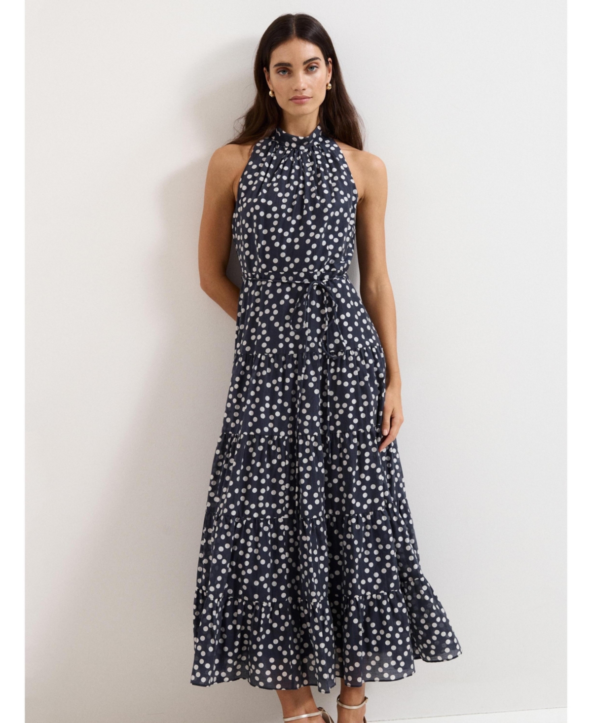 Phase Eight Women’s Nita Navy Spot Maxi – Navy