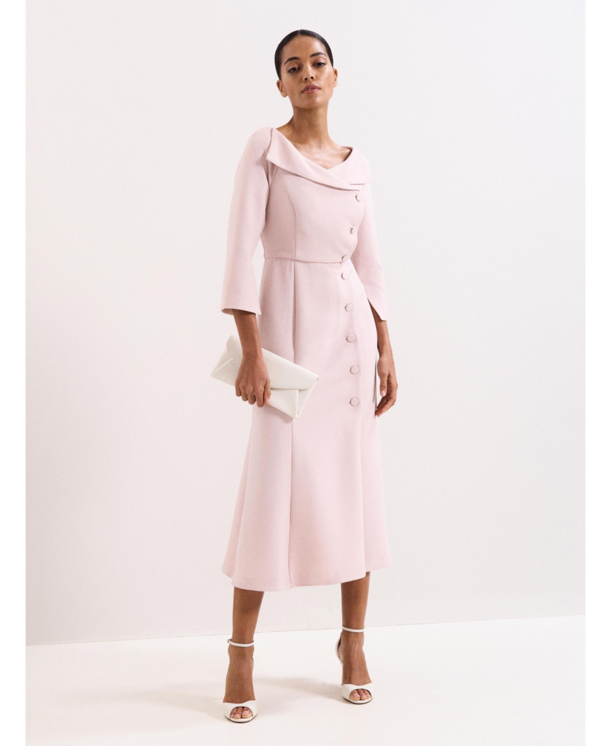 Phase Eight Women’s Sienna Tux Dress – Pale pink Phase Eight Women’s Sienna Tux Dress – Pale pink
