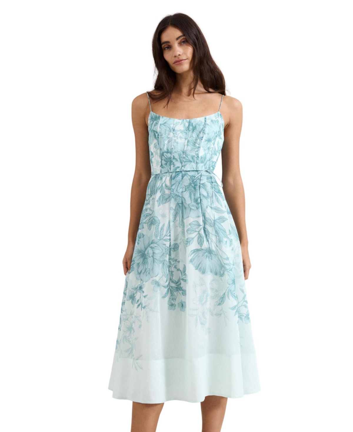 Phase Eight Women’s Velicia Floral Dress – Pale blue