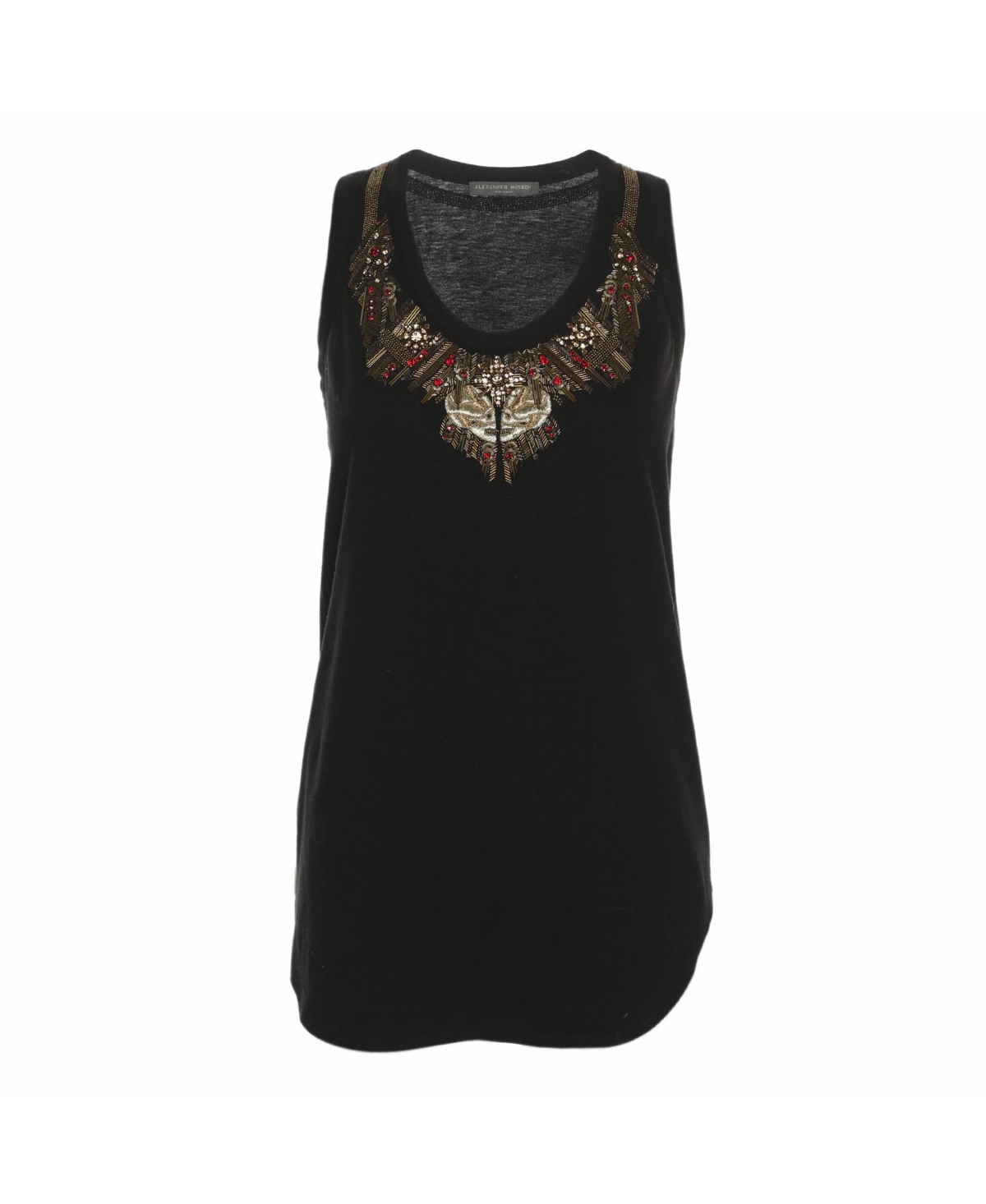Pre-Owned Alexander Mcqueen Women’s Embellished Knit Tank Top Pre-Owned Alexander Mcqueen Women’s Embellished Knit Tank Top