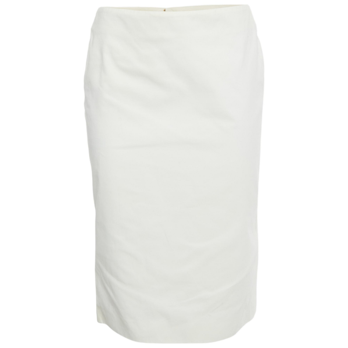 Pre-Owned Alexander Mcqueen Women’s White Cotton Midi Skirt Pre-Owned Alexander Mcqueen Women’s White Cotton Midi Skirt