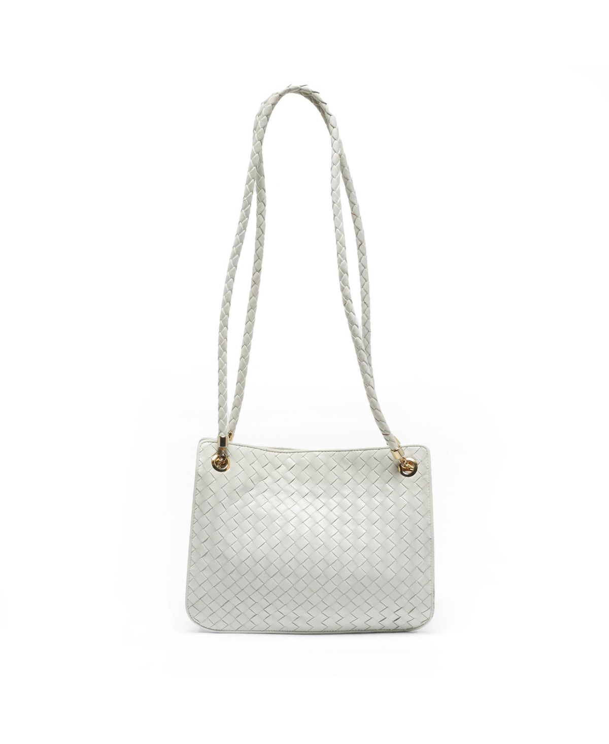 Pre-Owned Bottega Veneta Women’s Intrecciato Woven Leather Shoulder Bag Pre-Owned Bottega Veneta Women’s Intrecciato Woven Leather Shoulder Bag