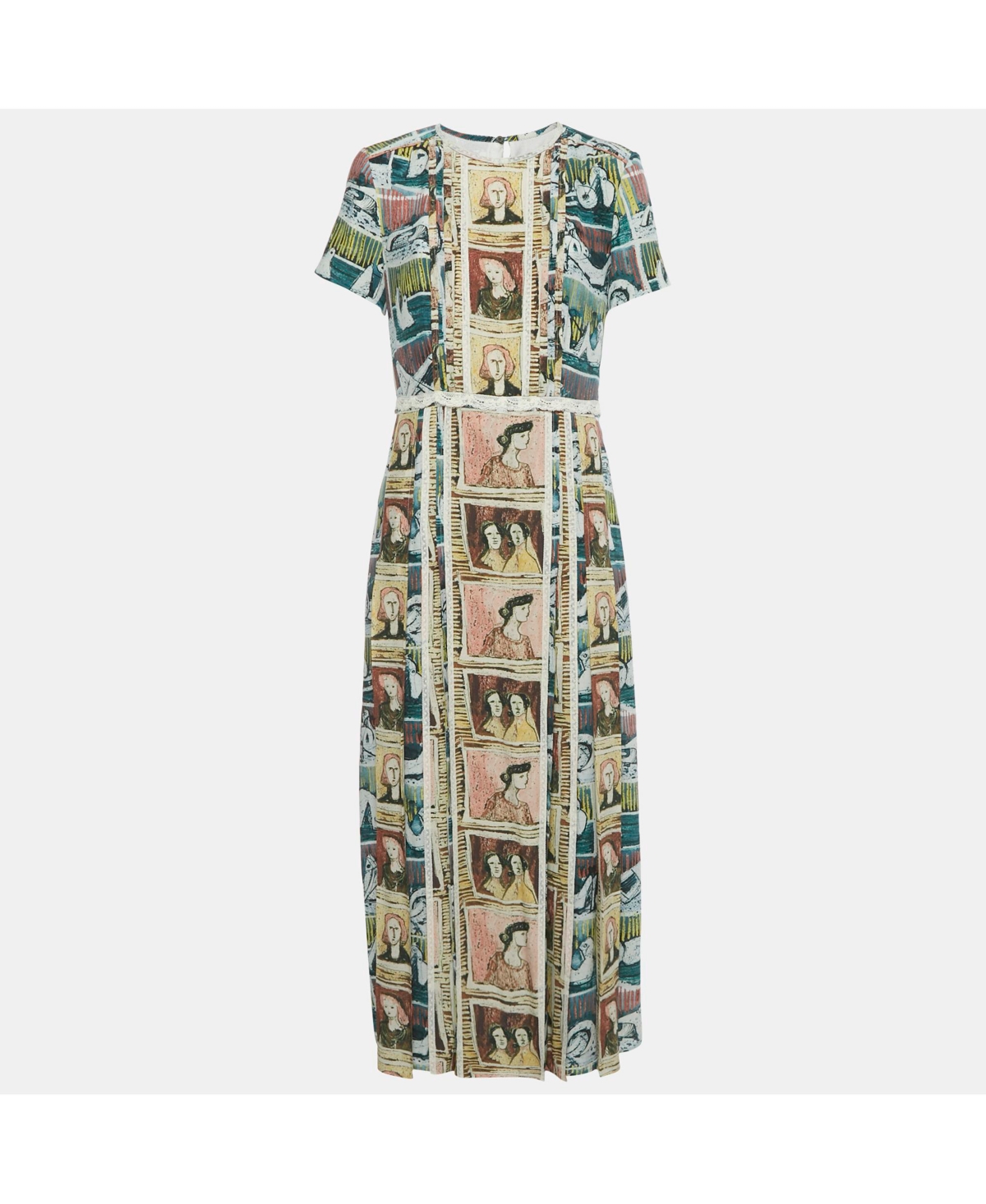 Pre-Owned Burberry Women’s Multicolor Silk Dress Pre-Owned Burberry Women’s Multicolor Silk Dress