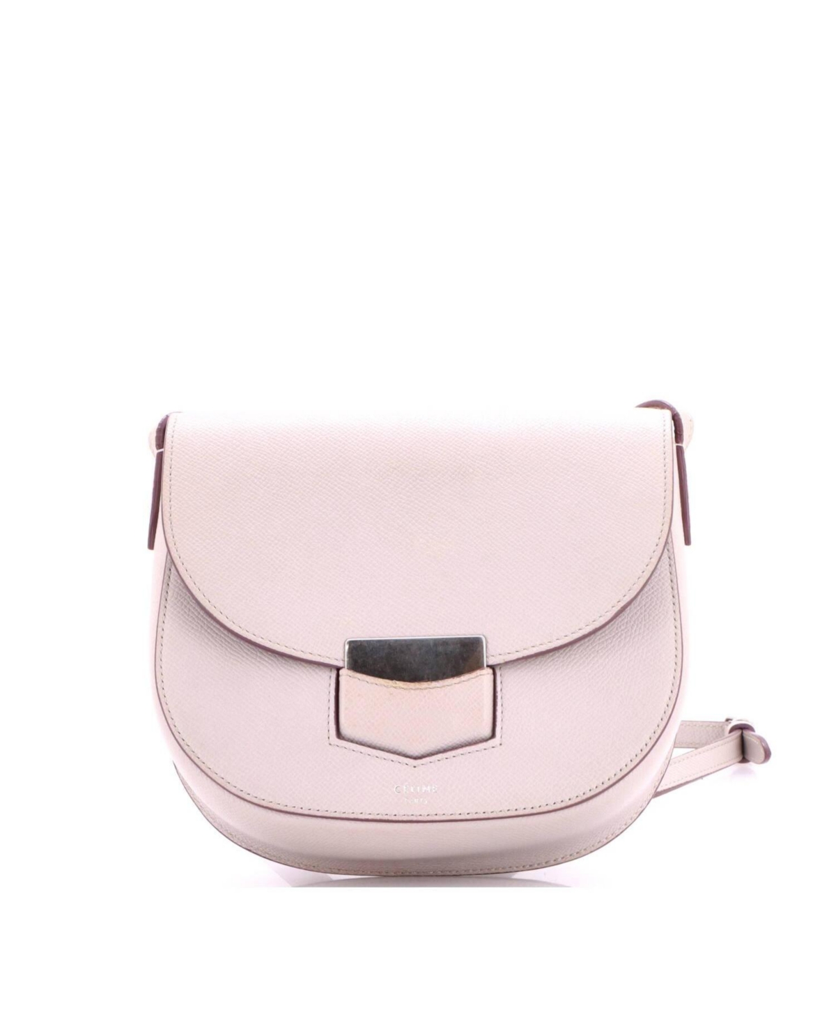 Pre-Owned Celine Small Trotteur Crossbody Bag Grainy Leather – Pink Pre-Owned Celine Small Trotteur Crossbody Bag Grainy Leather – Pink