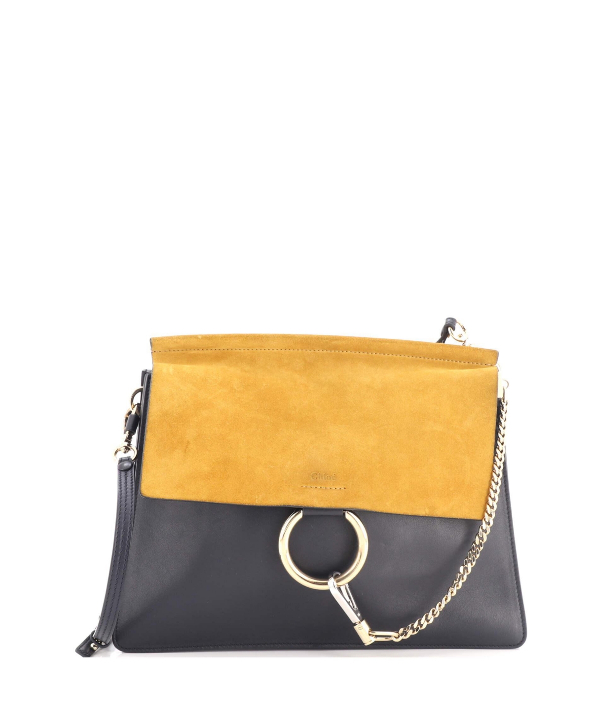 Pre-Owned Chloe Medium Faye Shoulder Bag Leather and Suede – Orange Pre-Owned Chloe Medium Faye Shoulder Bag Leather and Suede – Orange