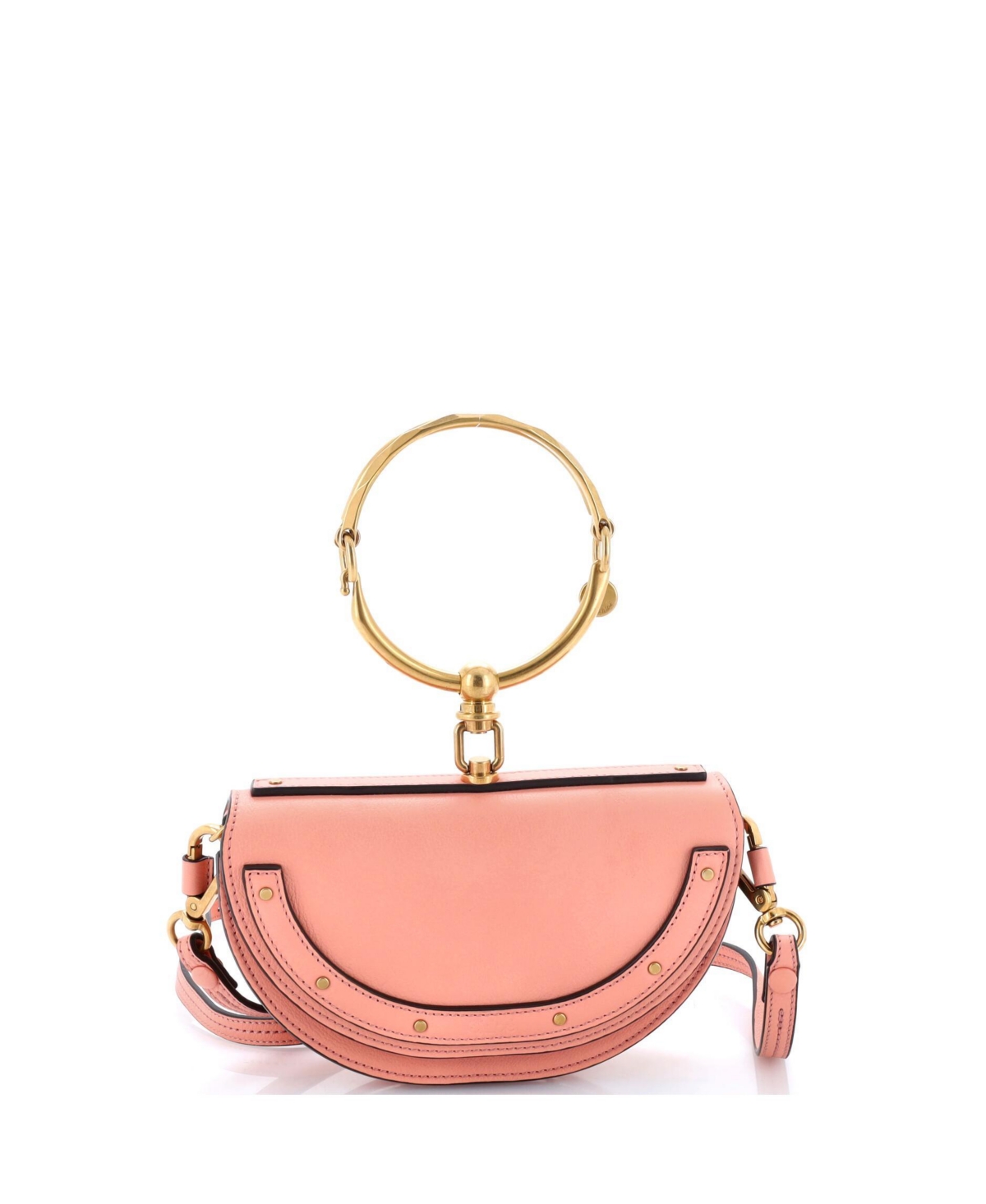 Pre-Owned Chloe Mini Nile Crossbody Bag Leather – Pink
