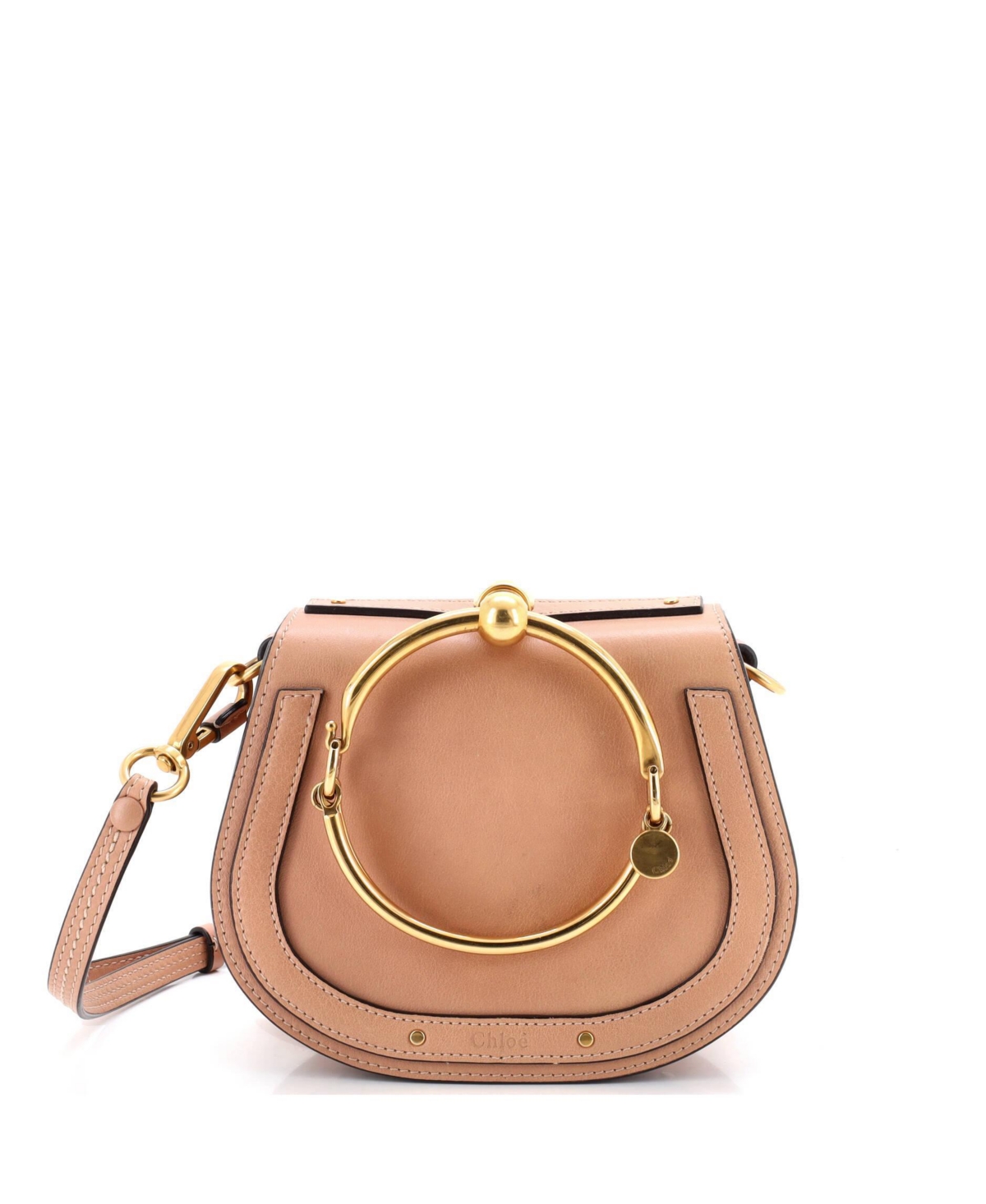 Pre-Owned Chloe Small Nile Crossbody Bag Leather – Natural Pre-Owned Chloe Small Nile Crossbody Bag Leather – Natural
