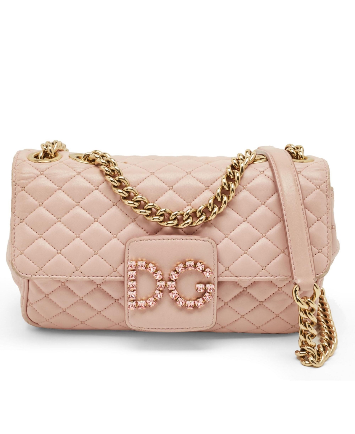 Pre-Owned Dolce & Gabbana Women’s Dg Millennials Quilted Leather Shoulder Bag