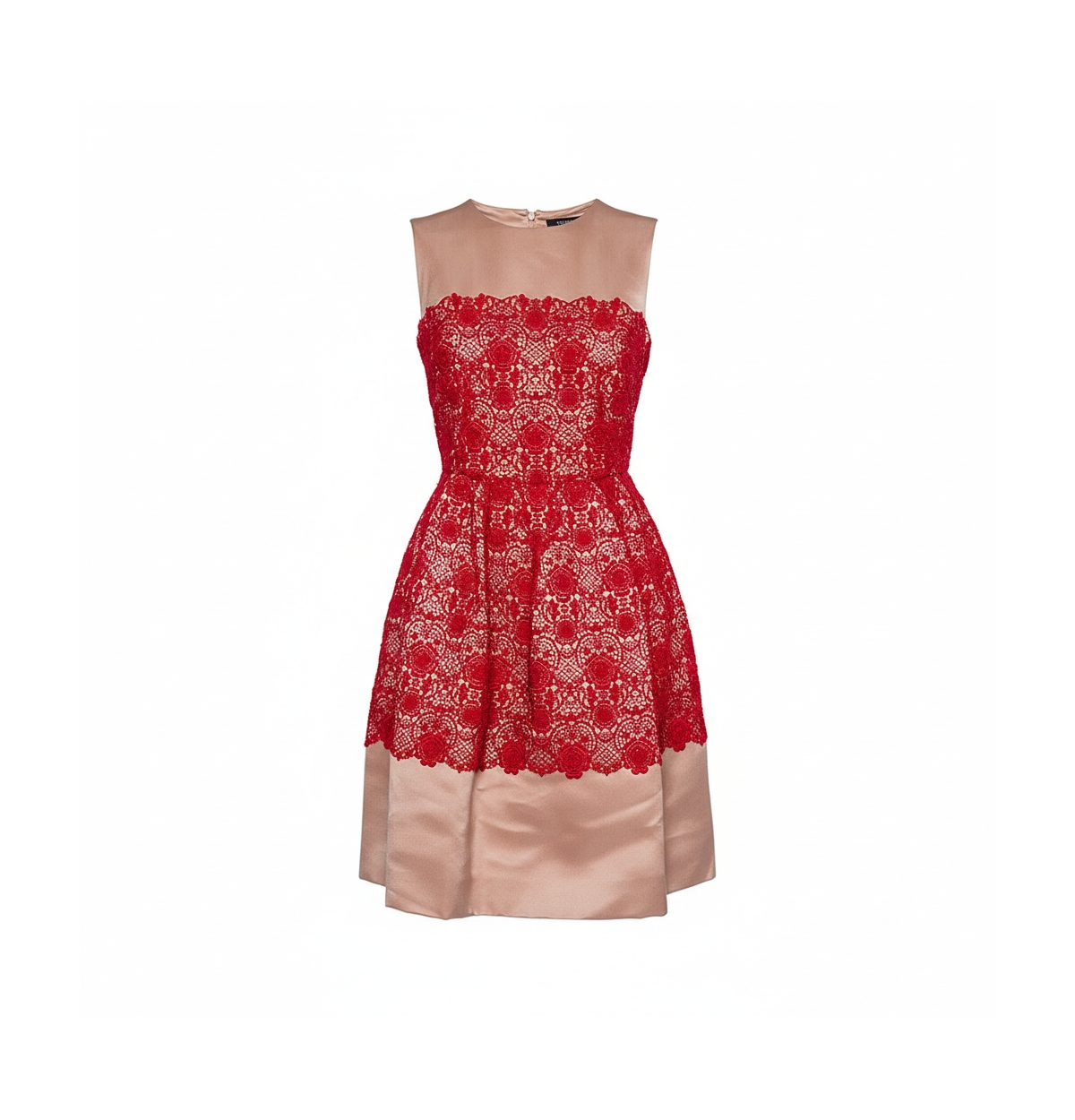 Pre-Owned Dolce & Gabbana Women’s Pre-Owned Dolce and Gabbana Beige Satin Lace Trim Detail Sleeveless Mini Dress Pre-Owned Dolce & Gabbana Women’s Pre-Owned Dolce and Gabbana Beige Satin Lace Trim Detail Sleeveless Mini Dress