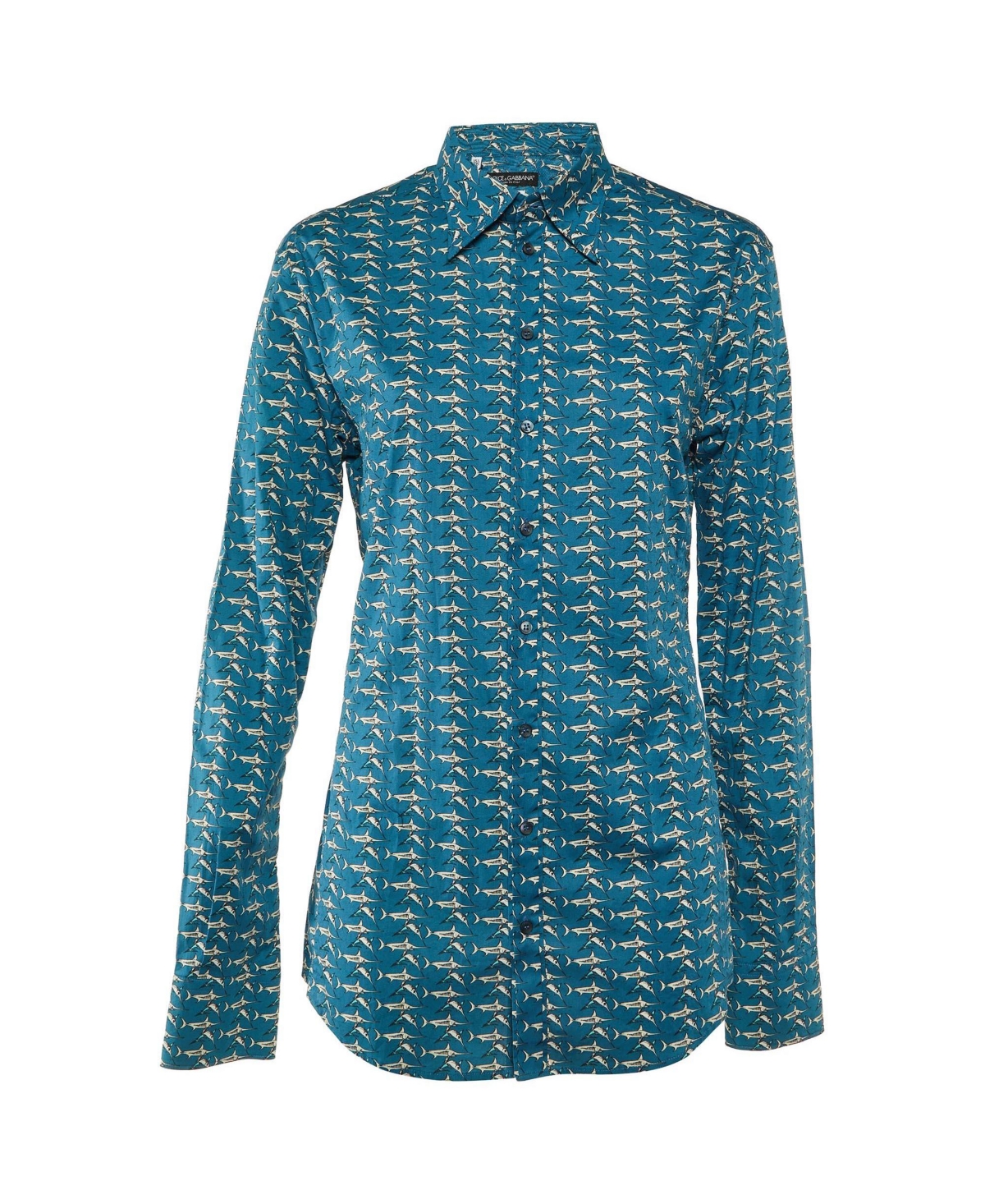 Pre-Owned Dolce & Gabbana Women’s Stretch Cotton Top – Blue
