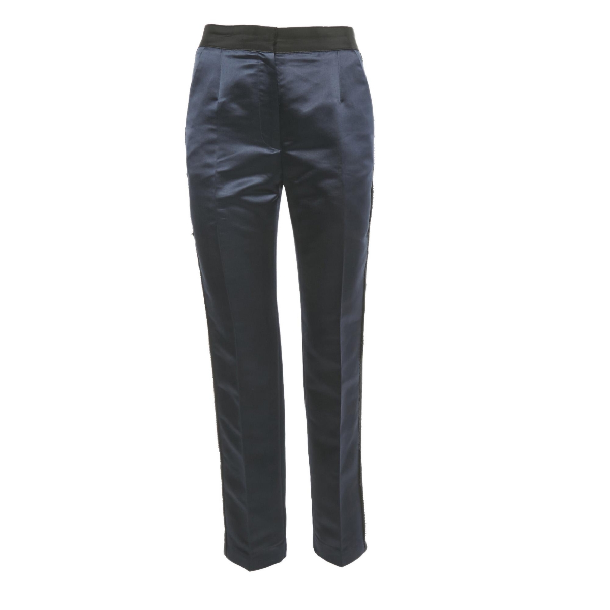 Pre-Owned Dolce & Gabbana Women’s Woemn’s Contrast Trimmed Trousers Pre-Owned Dolce & Gabbana Women’s Woemn’s Contrast Trimmed Trousers