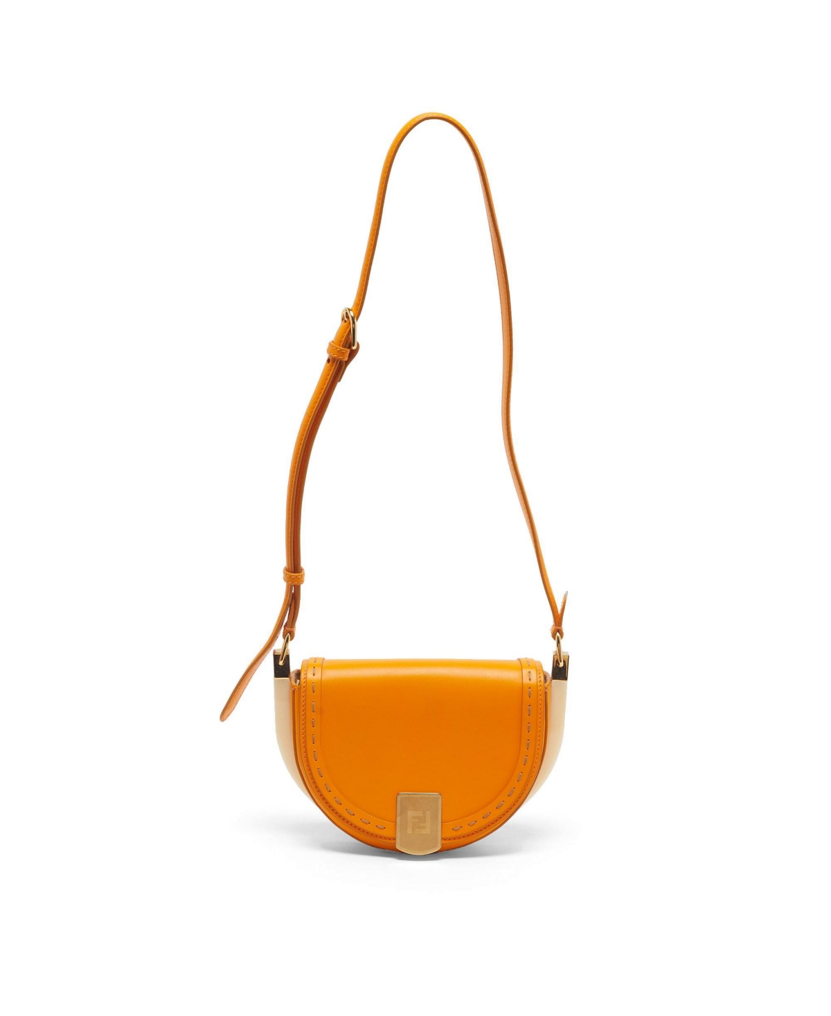 Pre-Owned Fendi Women’s Moonlight Two-Tone Leather Crossbody Bag Pre-Owned Fendi Women’s Moonlight Two-Tone Leather Crossbody Bag