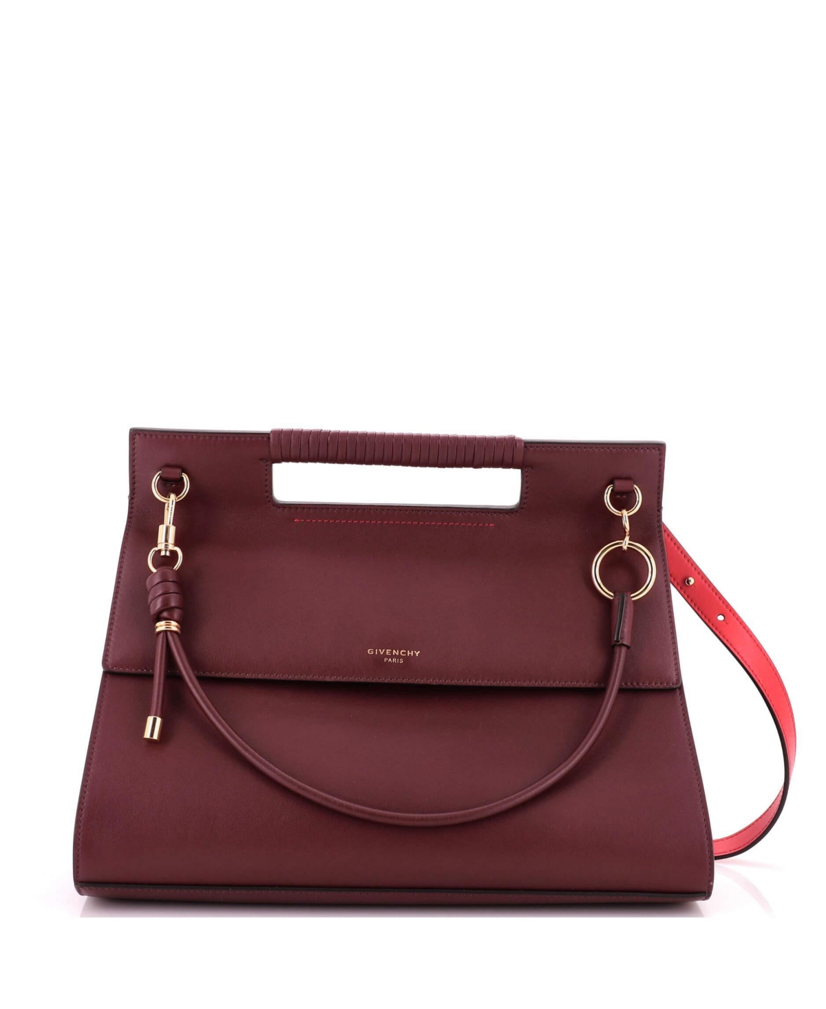 Pre-Owned Givenchy Large Whip Shoulder Bag Leather – Brown Pre-Owned Givenchy Large Whip Shoulder Bag Leather – Brown