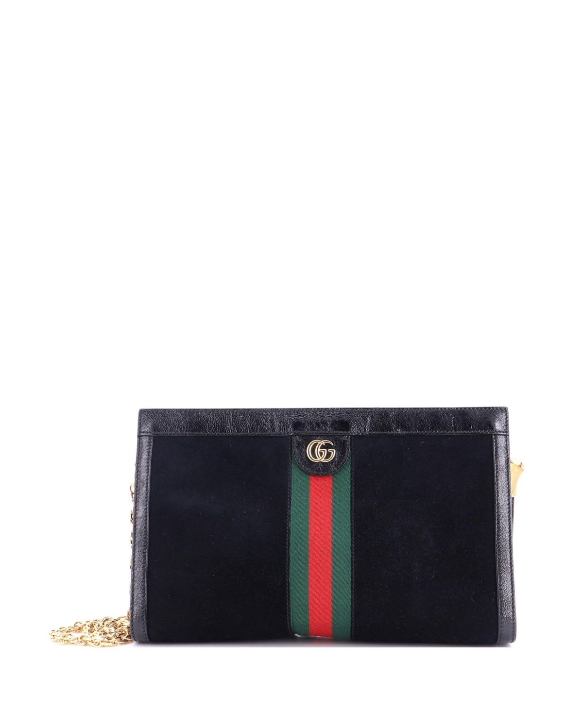 Pre-Owned Gucci Medium Ophidia Chain Shoulder Bag Suede – Black Pre-Owned Gucci Medium Ophidia Chain Shoulder Bag Suede – Black