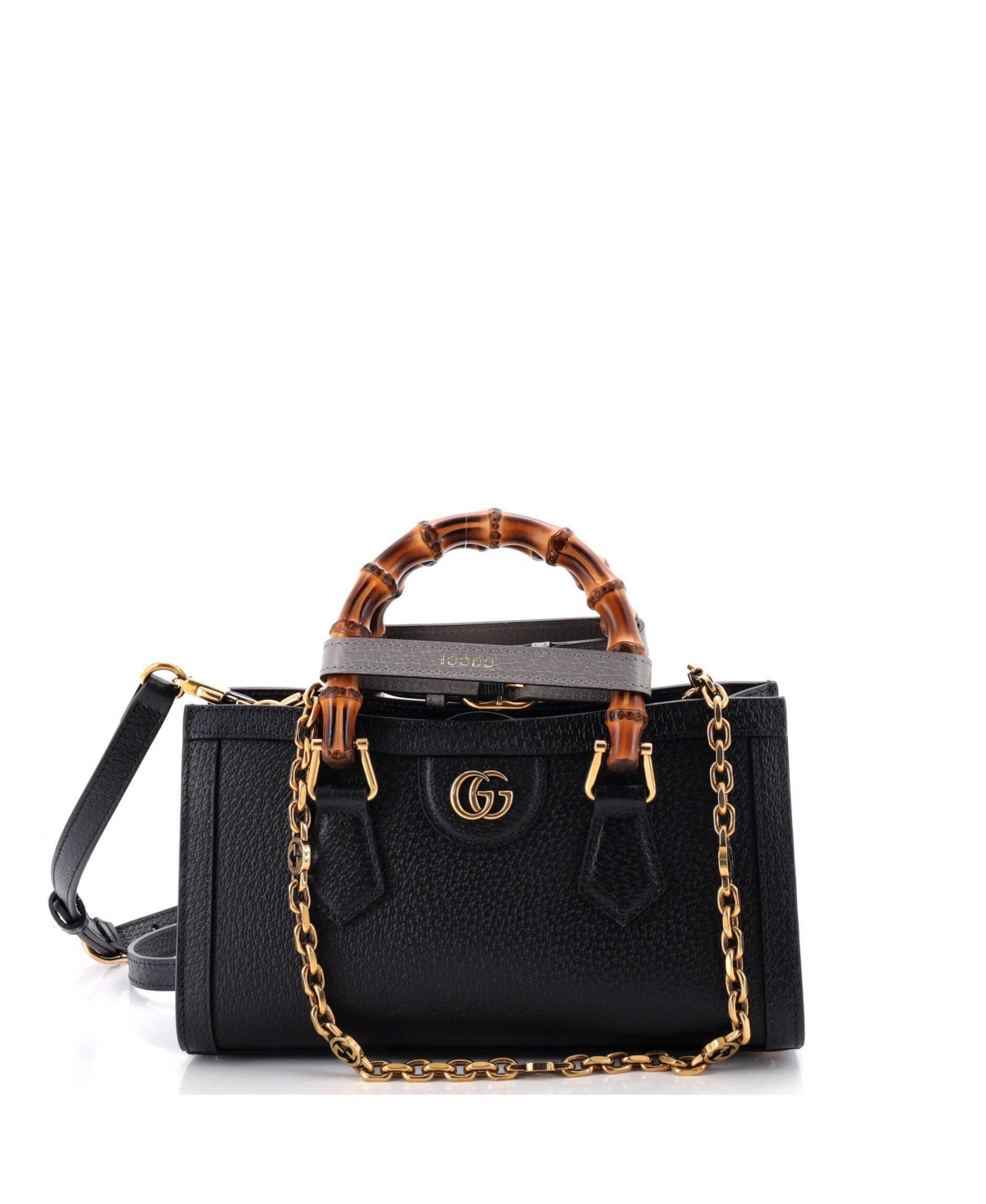 Pre-Owned Gucci Small Diana Nm Convertible Shoulder Bag Leather – Black Pre-Owned Gucci Small Diana Nm Convertible Shoulder Bag Leather – Black