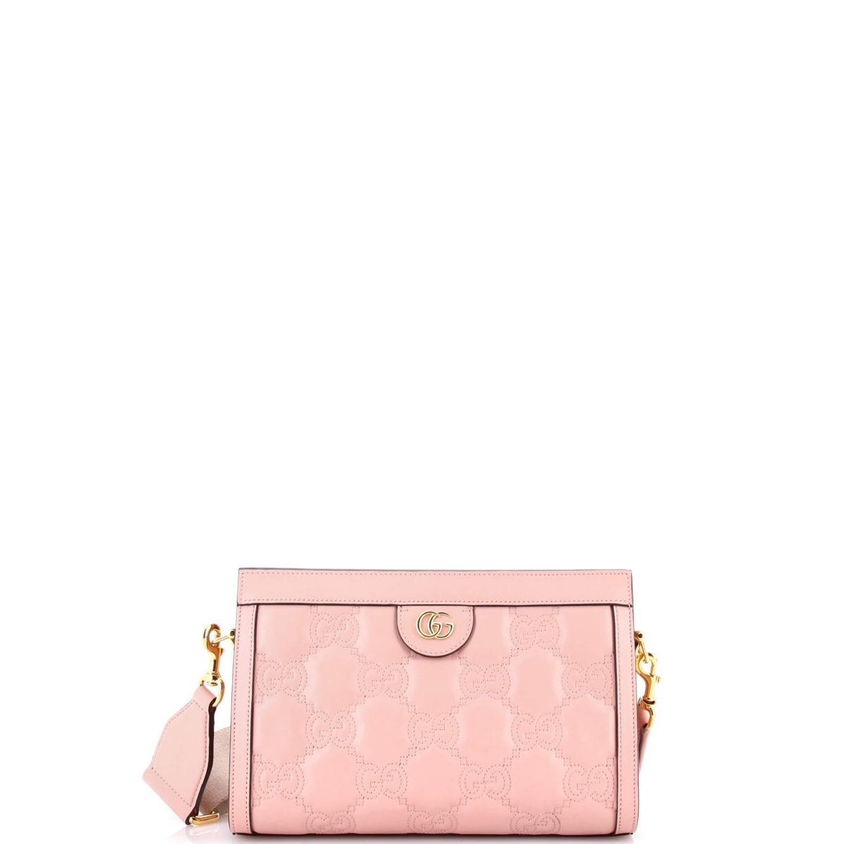 Pre-Owned Gucci Small Gg Shoulder Bag Gg Matelasse Leather – Pink Pre-Owned Gucci Small Gg Shoulder Bag Gg Matelasse Leather – Pink