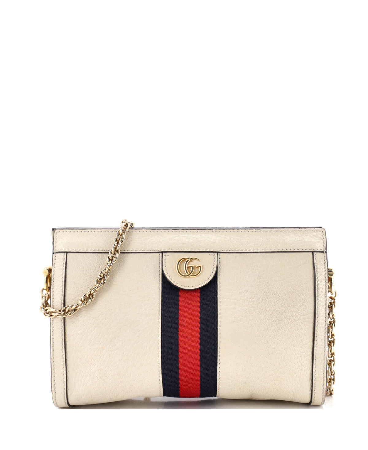 Pre-Owned Gucci Small Ophidia Chain Shoulder Bag Leather – Natural Pre-Owned Gucci Small Ophidia Chain Shoulder Bag Leather – Natural