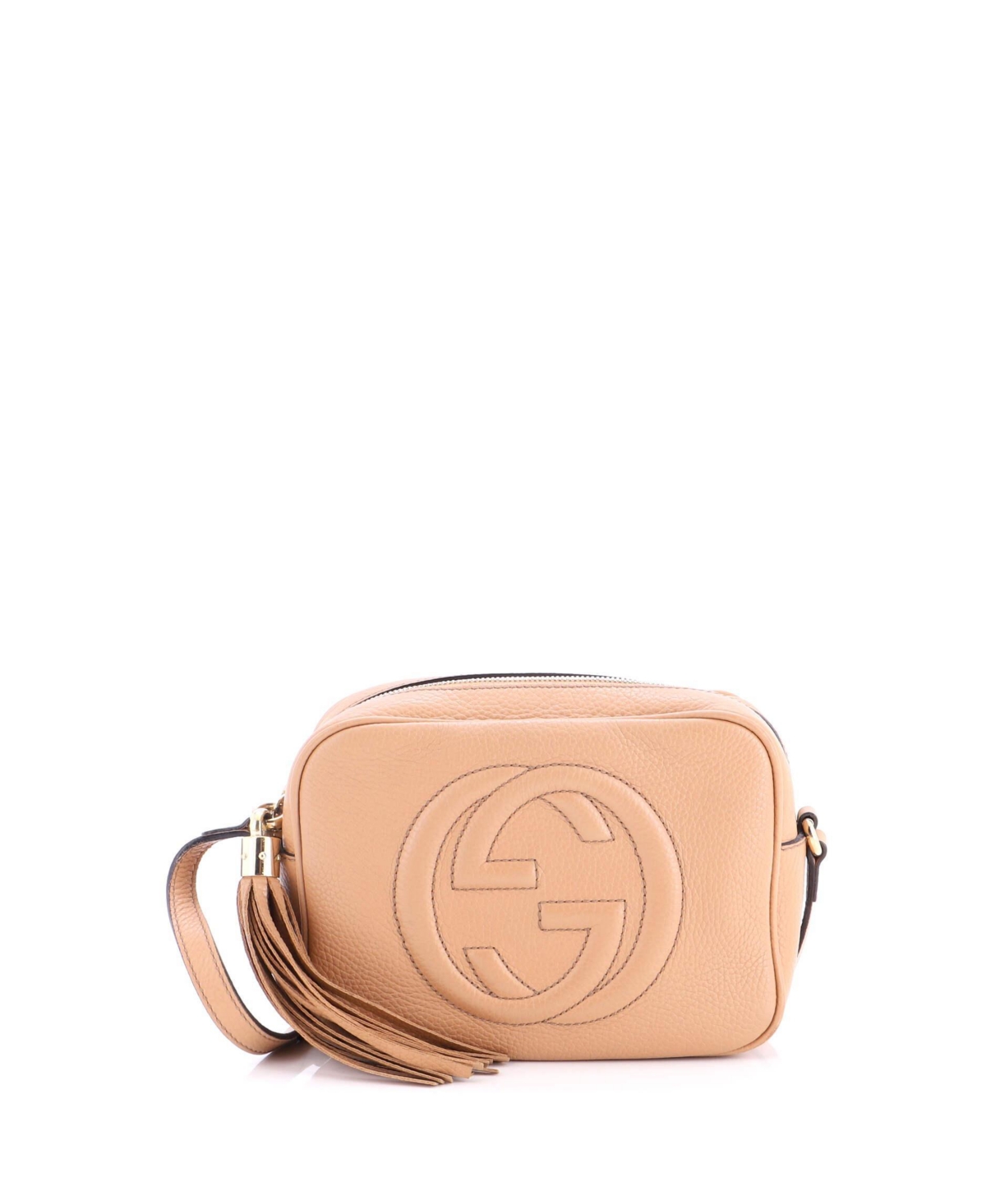 Pre-Owned Gucci Small Soho Disco Crossbody Bag Leather – Natural Pre-Owned Gucci Small Soho Disco Crossbody Bag Leather – Natural