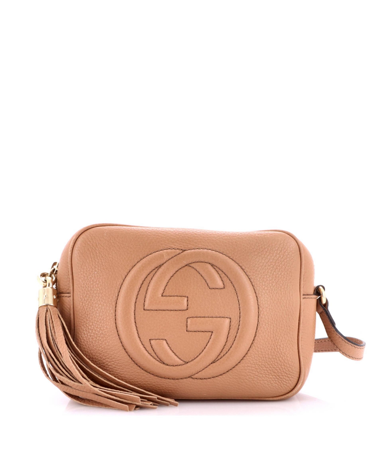 Pre-Owned Gucci Small Soho Disco Crossbody Bag Leather – Natural Pre-Owned Gucci Small Soho Disco Crossbody Bag Leather – Natural
