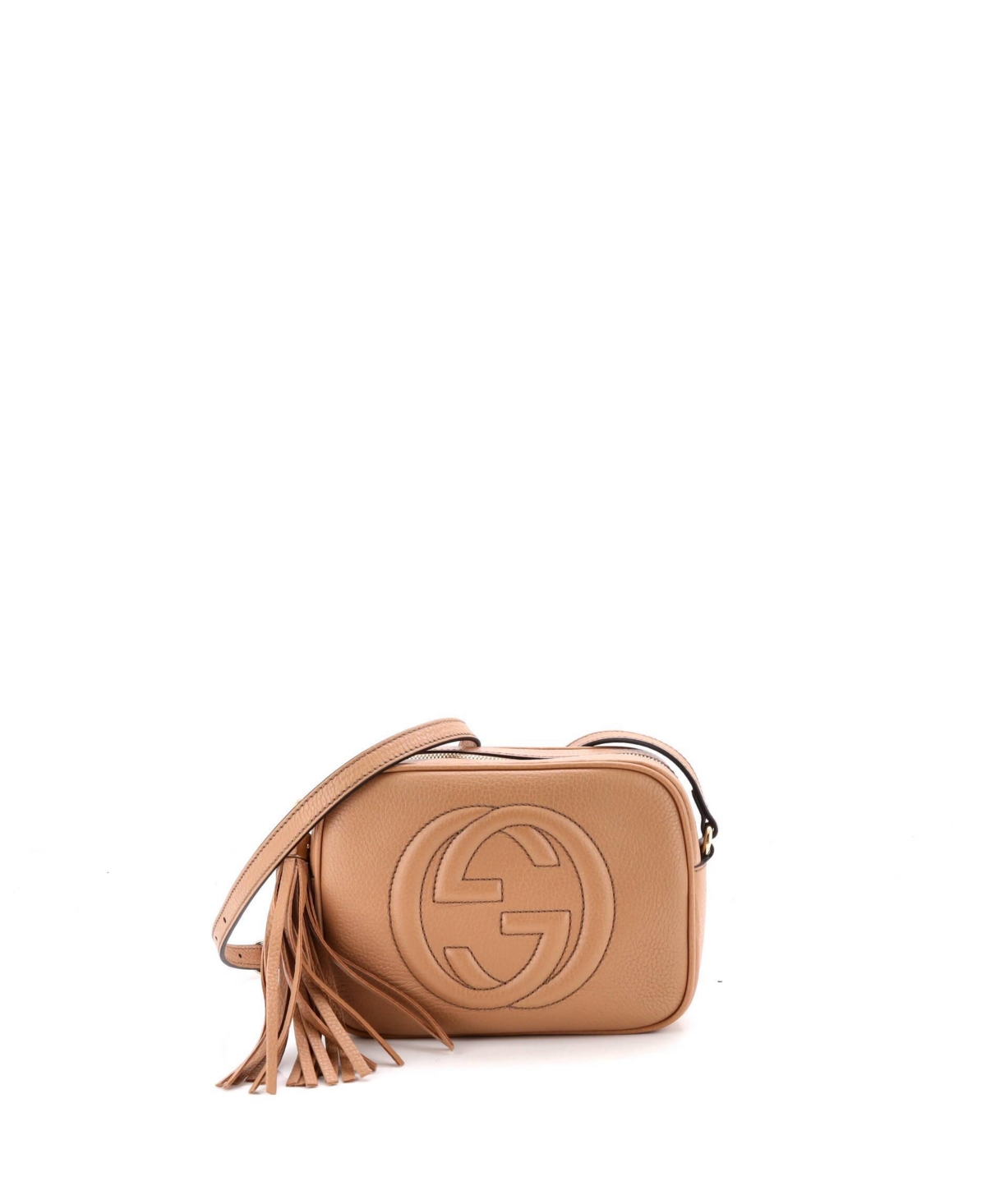 Pre-Owned Gucci Small Soho Disco Crossbody Bag Leather – Natural Pre-Owned Gucci Small Soho Disco Crossbody Bag Leather – Natural