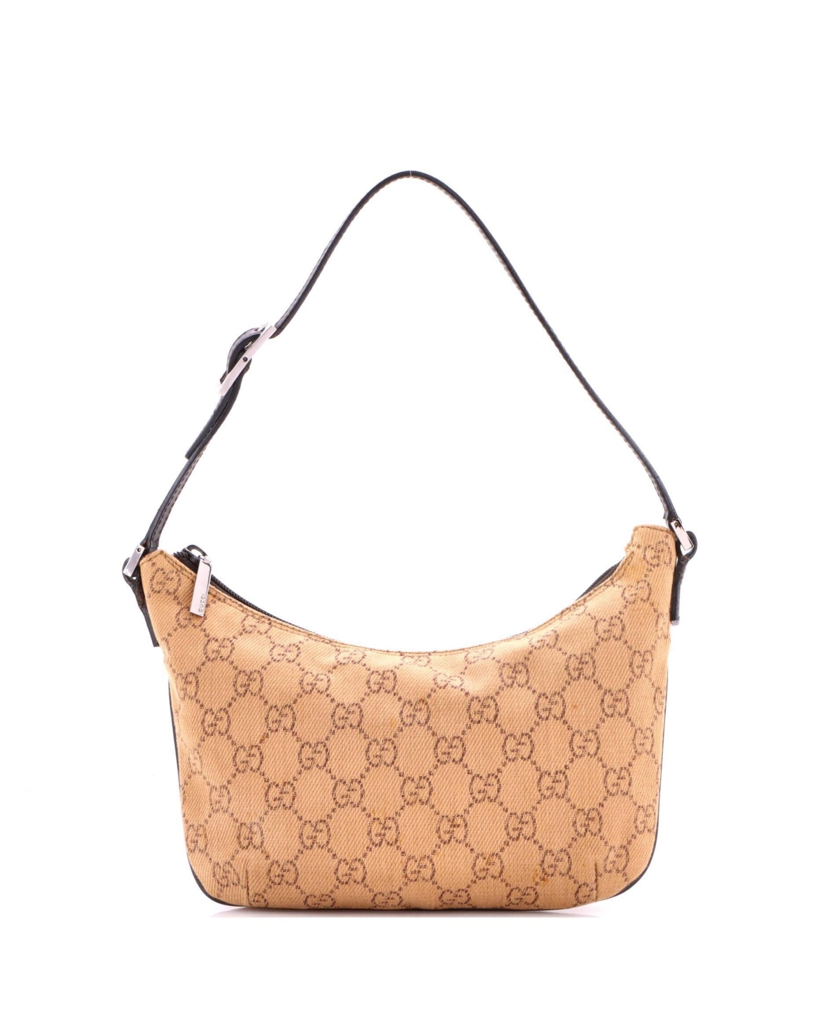 Pre-Owned Gucci Small Vintage Pochette Shoulder Bag Gg Canvas – Brown Pre-Owned Gucci Small Vintage Pochette Shoulder Bag Gg Canvas – Brown