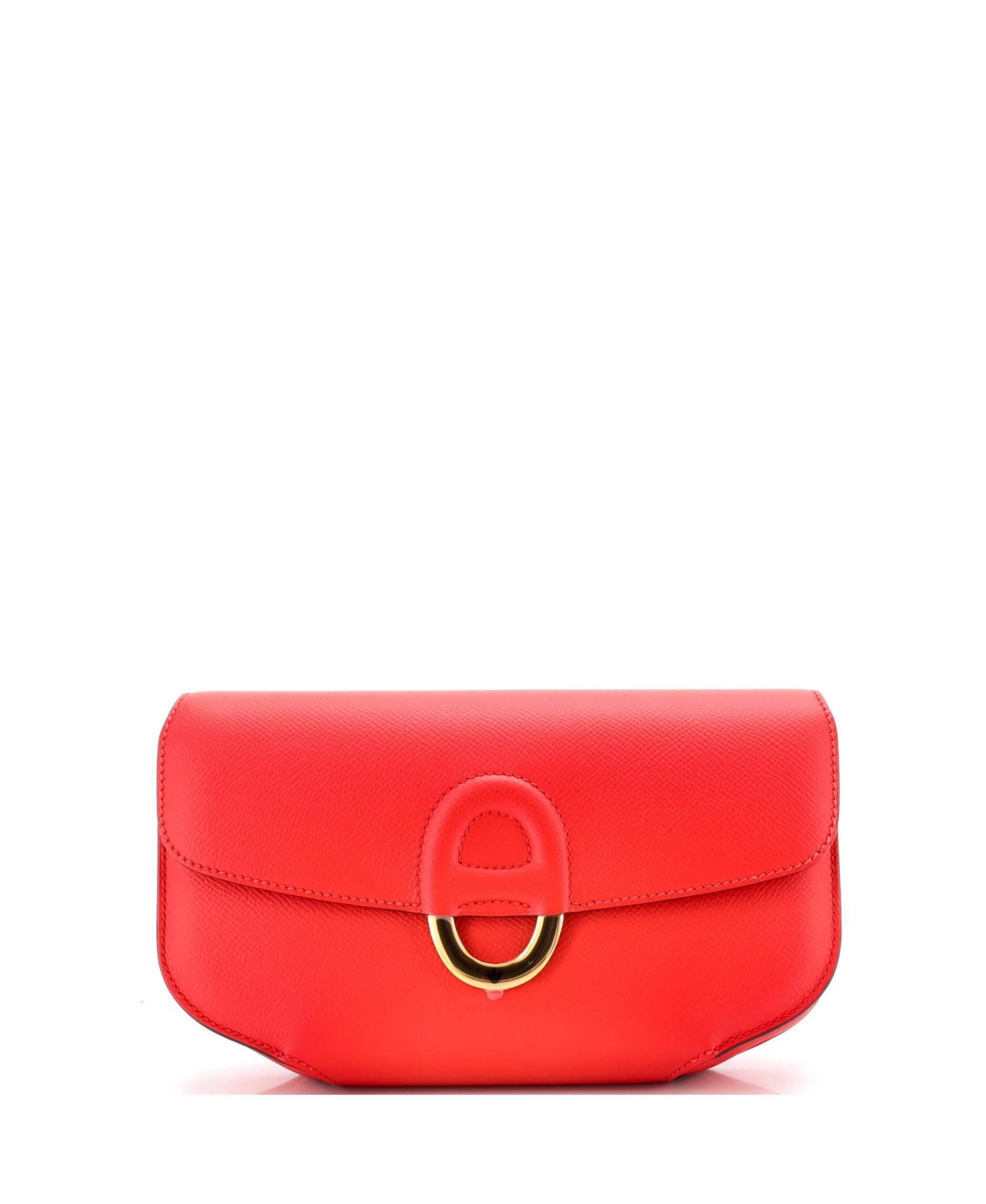 Pre-Owned HERMES Cherche Midi Clutch Epsom – Red Pre-Owned HERMES Cherche Midi Clutch Epsom – Red