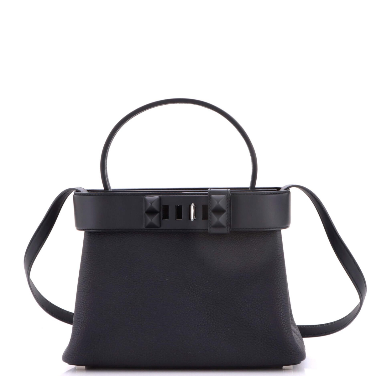 Pre-Owned HERMES Medor Handbag Togo – Black Pre-Owned HERMES Medor Handbag Togo – Black