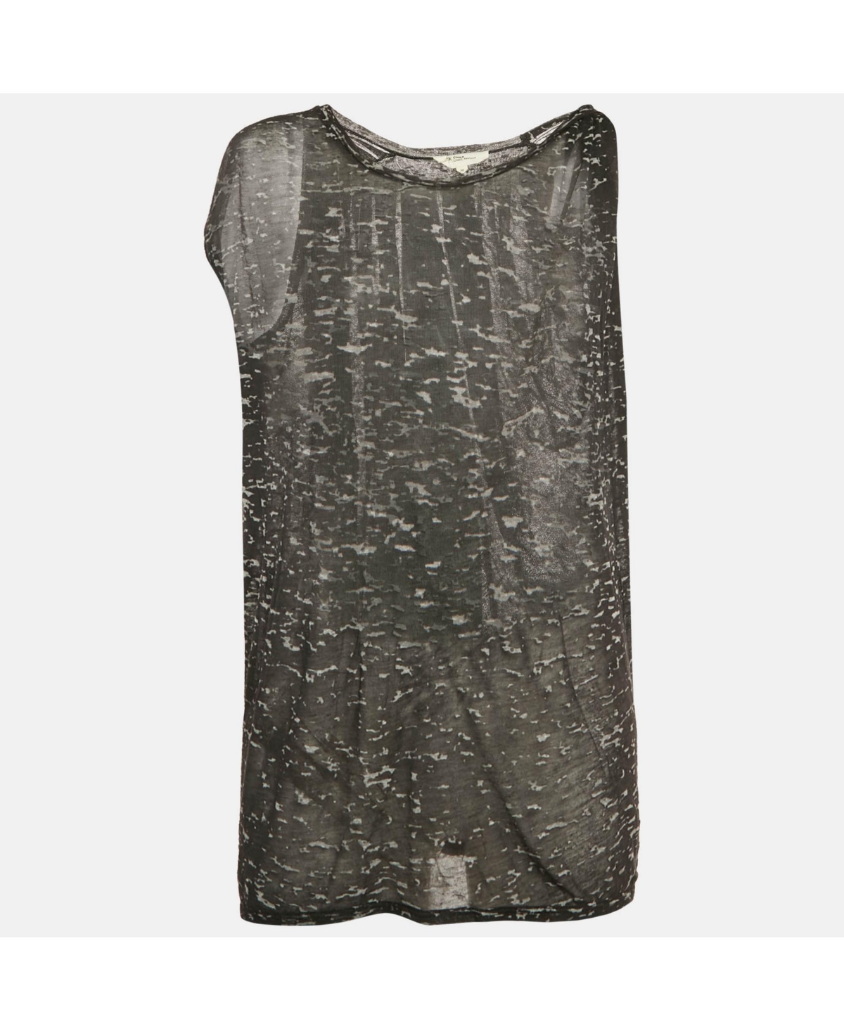 Pre-Owned Isabel Marant Women’s Etoile Monochrome Patterned Jersey Sleeveless Top