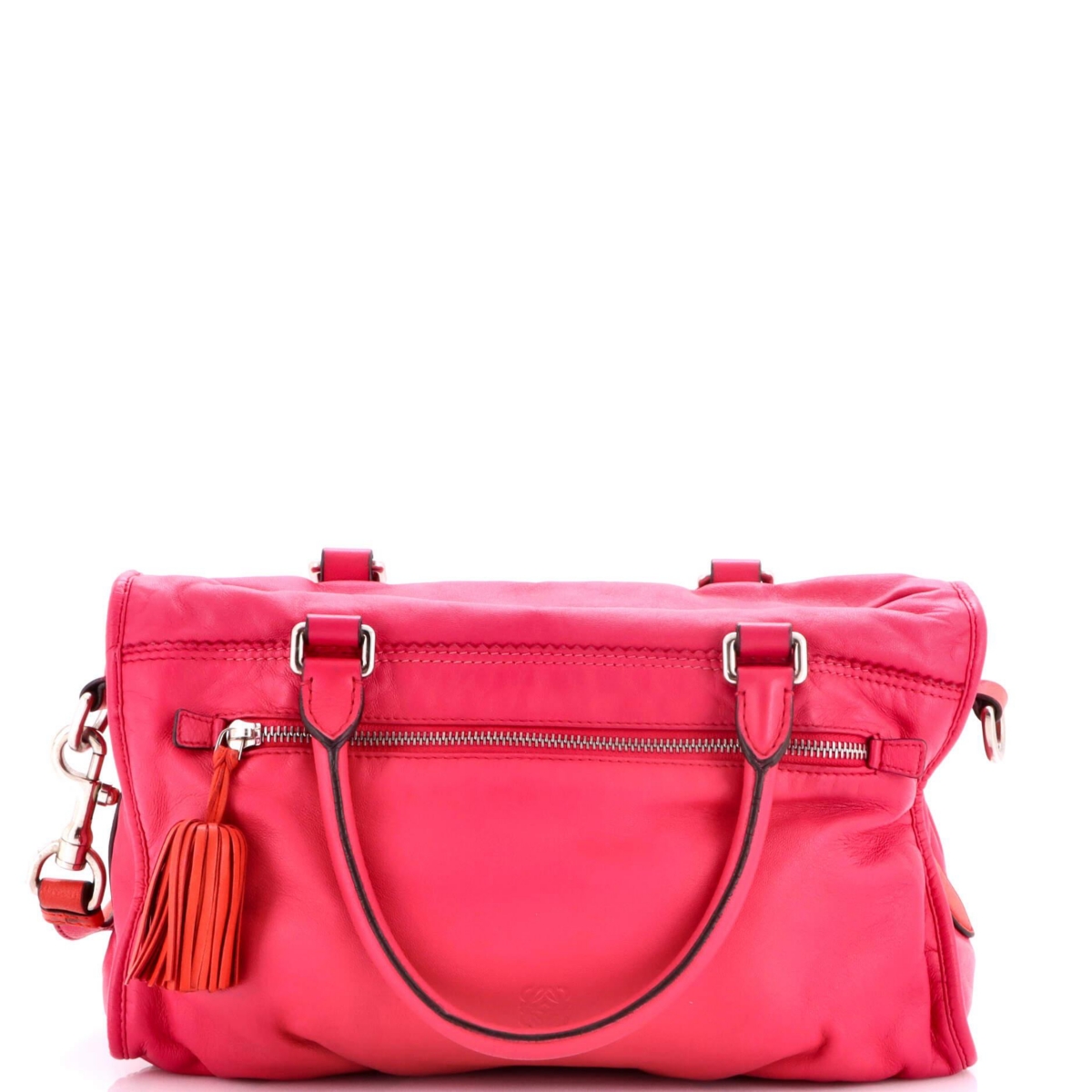 Pre-Owned Loewe Medium Madrid Shoulder Bag Leather – Pink