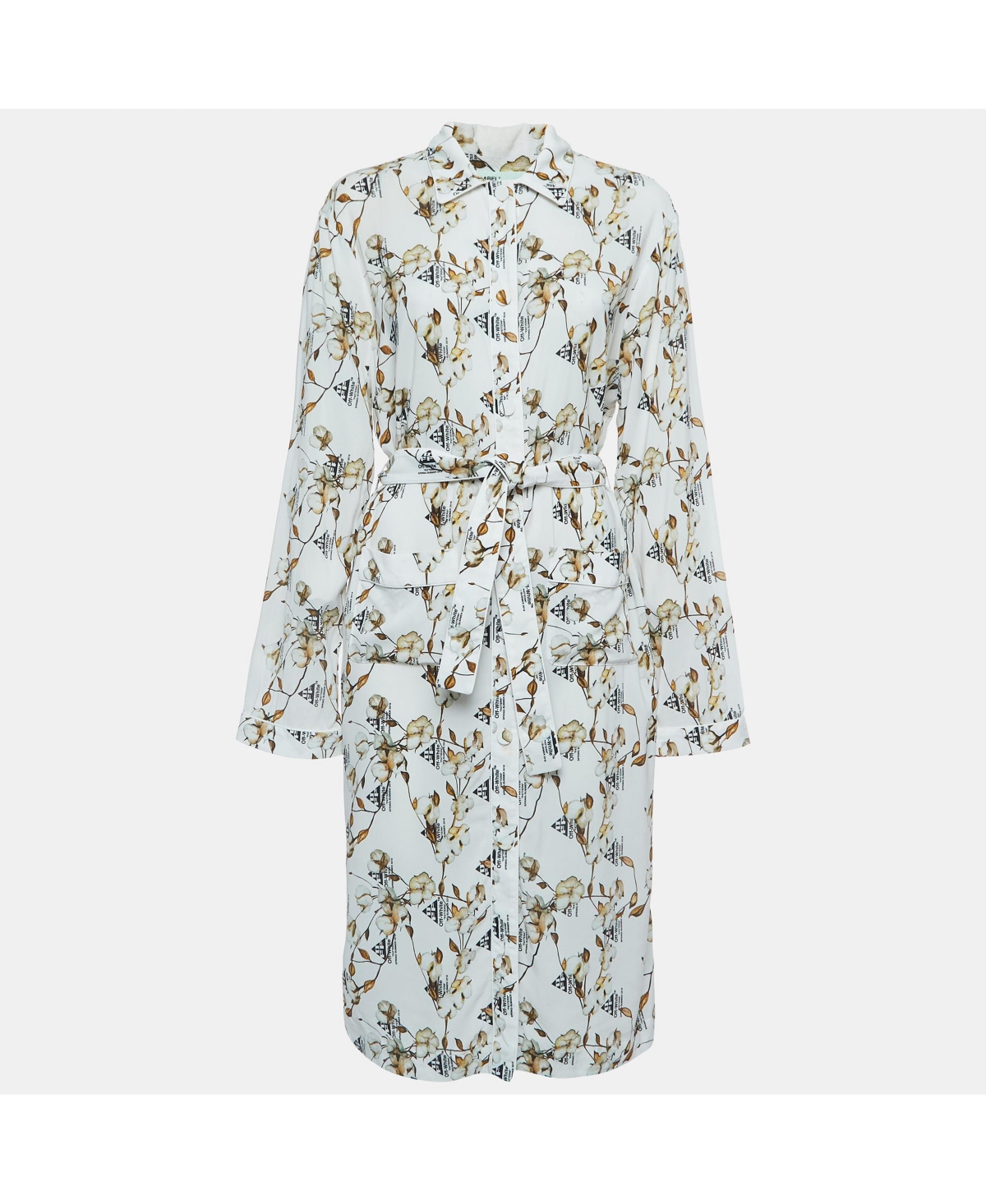 Pre-Owned Off-White Women’s White Crepe Dress