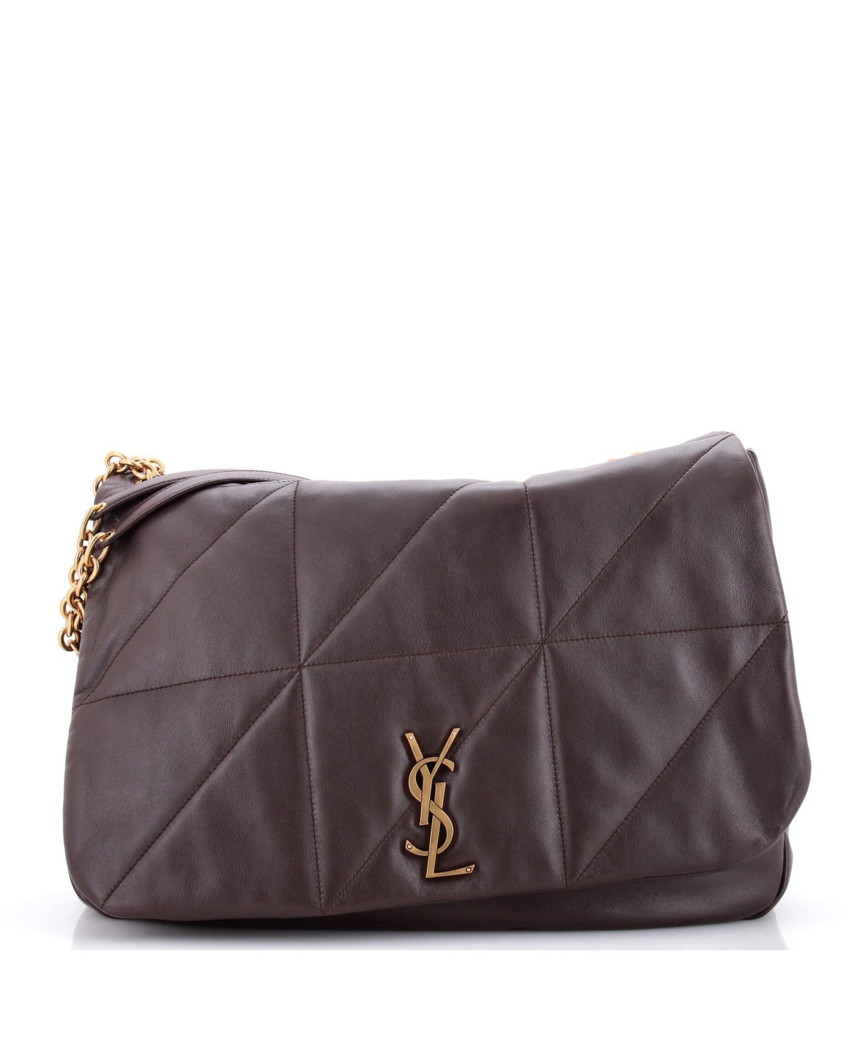Pre-Owned Saint Laurent Large Jamie 4.3 Shoulder Bag Quilted Leather – Brown
