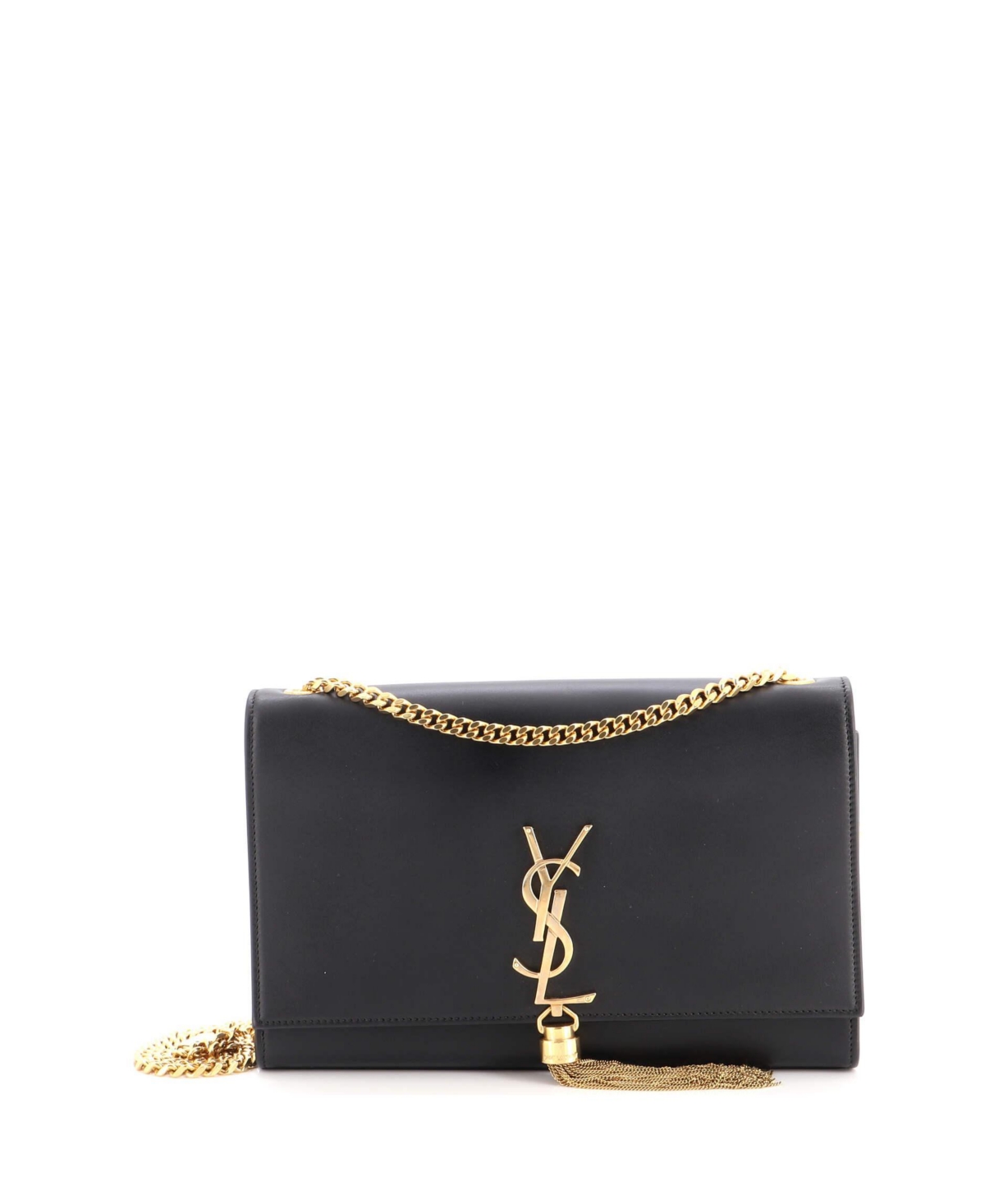 Pre-Owned Saint Laurent Medium Classic Monogram Tassel Crossbody Bag Leather – Black Pre-Owned Saint Laurent Medium Classic Monogram Tassel Crossbody Bag Leather – Black
