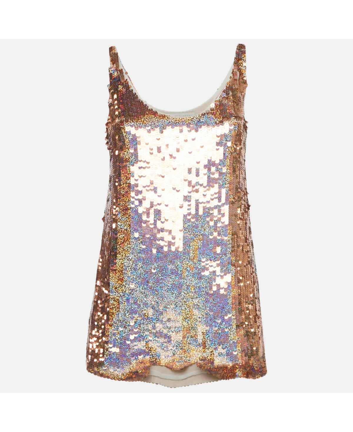 Pre-Owned Stella Mccartney Women’s Metallic Sequin Tank Top Pre-Owned Stella Mccartney Women’s Metallic Sequin Tank Top