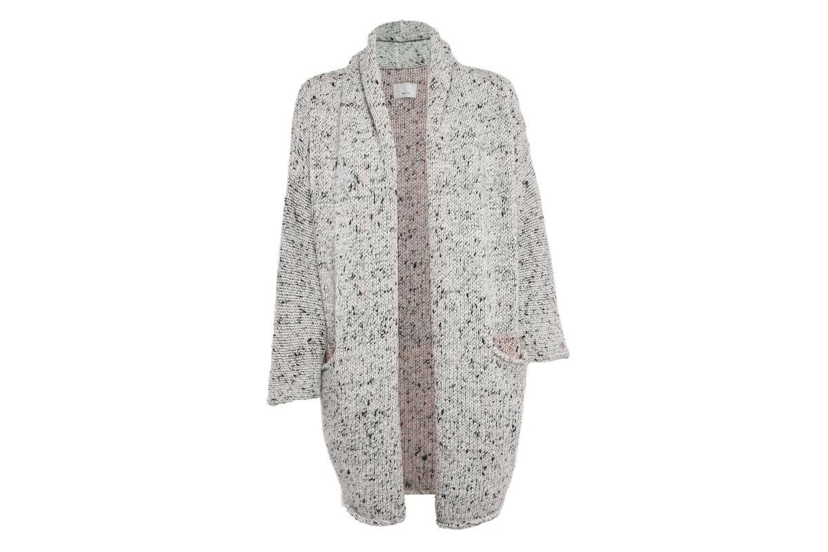 Pre-Owned Zadig & Voltaire Women’s Grey Knit Open Front Cardigan