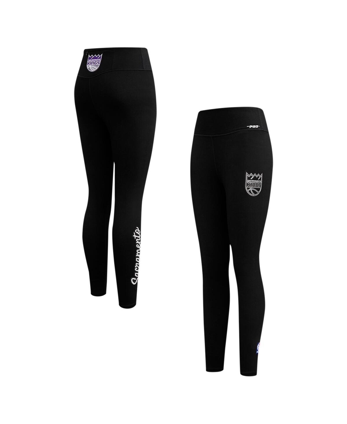 Pro Standard Women’s Black Sacramento Kings Paint the City Tri-Blend Jersey Leggings – Black