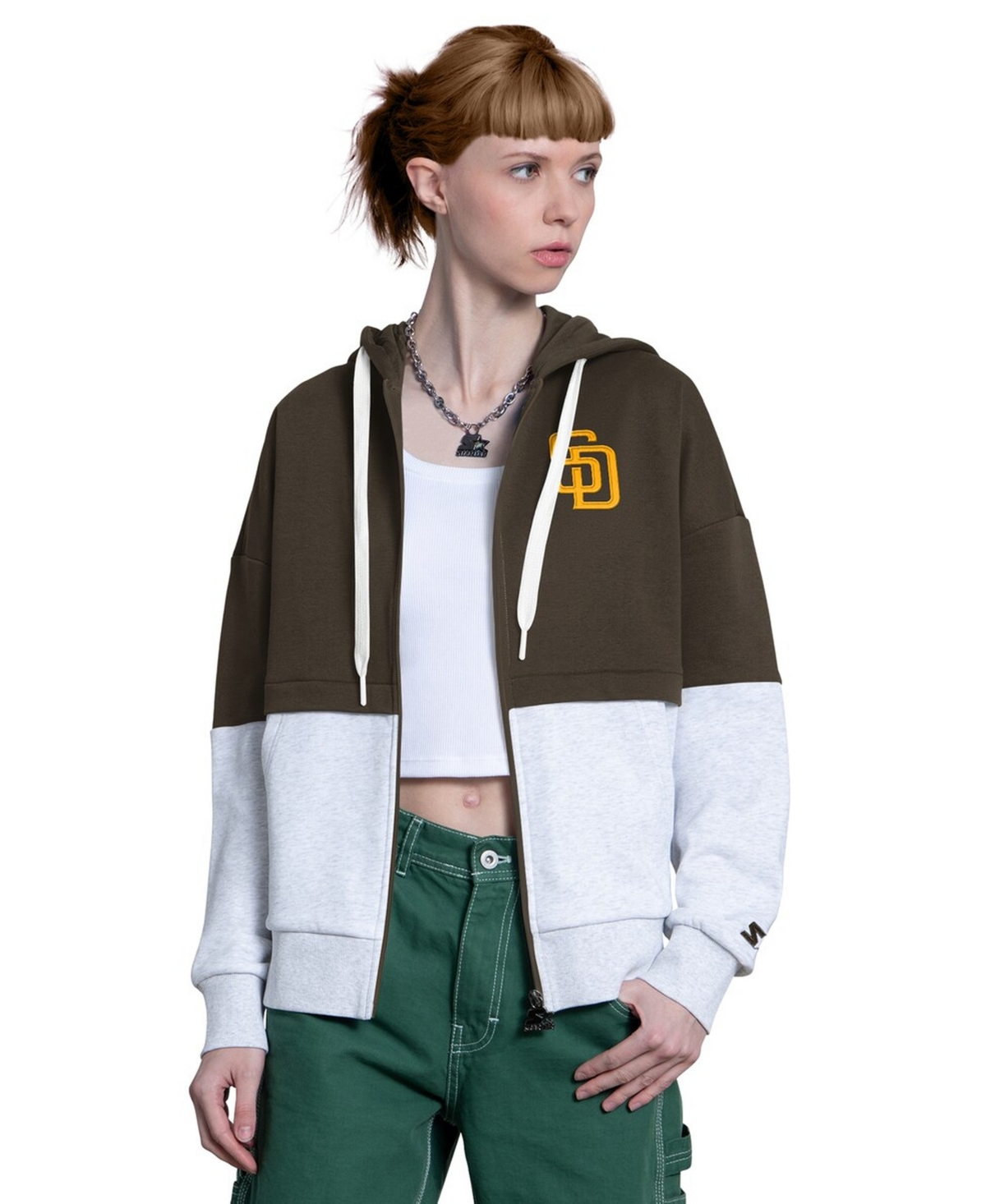 Starter Women’s Brown/Heather Gray San Diego Padres Wishbone Full-Zip Hoodie – Brown, Heather Gray Starter Women’s Brown/Heather Gray San Diego Padres Wishbone Full-Zip Hoodie – Brown, Heather Gray