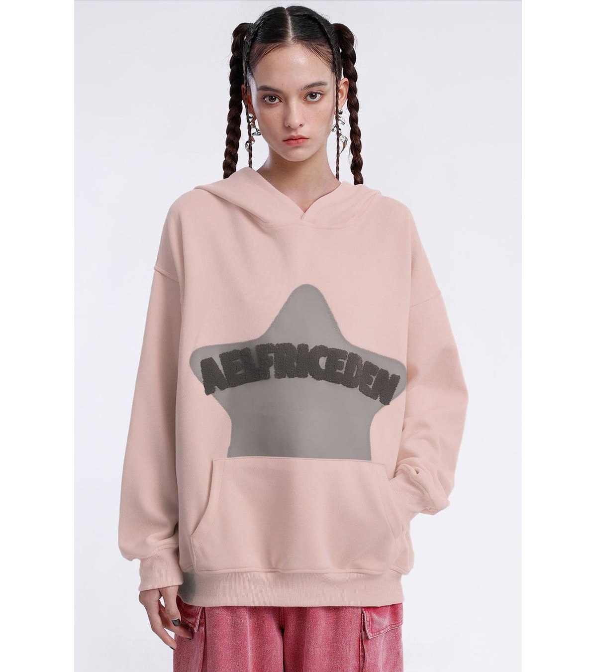 Aelfric Eden Women’s Vintage Embroidery Eden Star Pullover Hoodie – Rose quartz Aelfric Eden Women’s Vintage Embroidery Eden Star Pullover Hoodie – Rose quartz