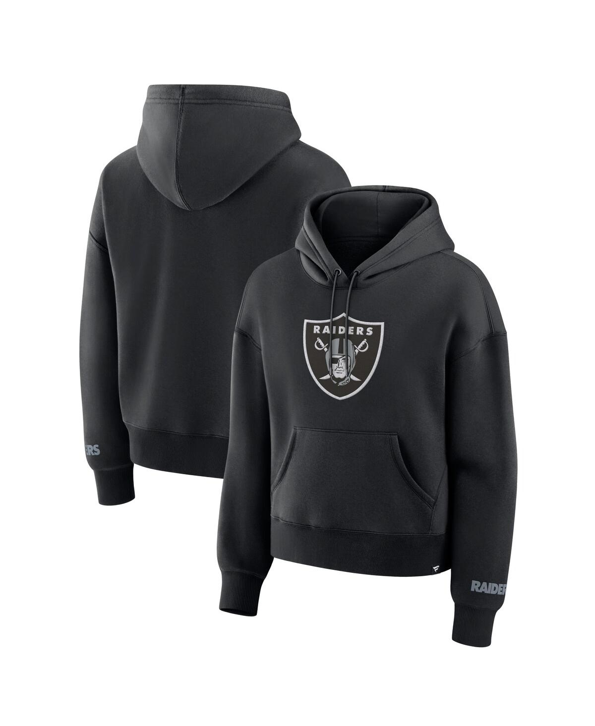 Fanatics Women’s Black Las Vegas Raiders Legacy Fleece Pullover Hoodie – Black