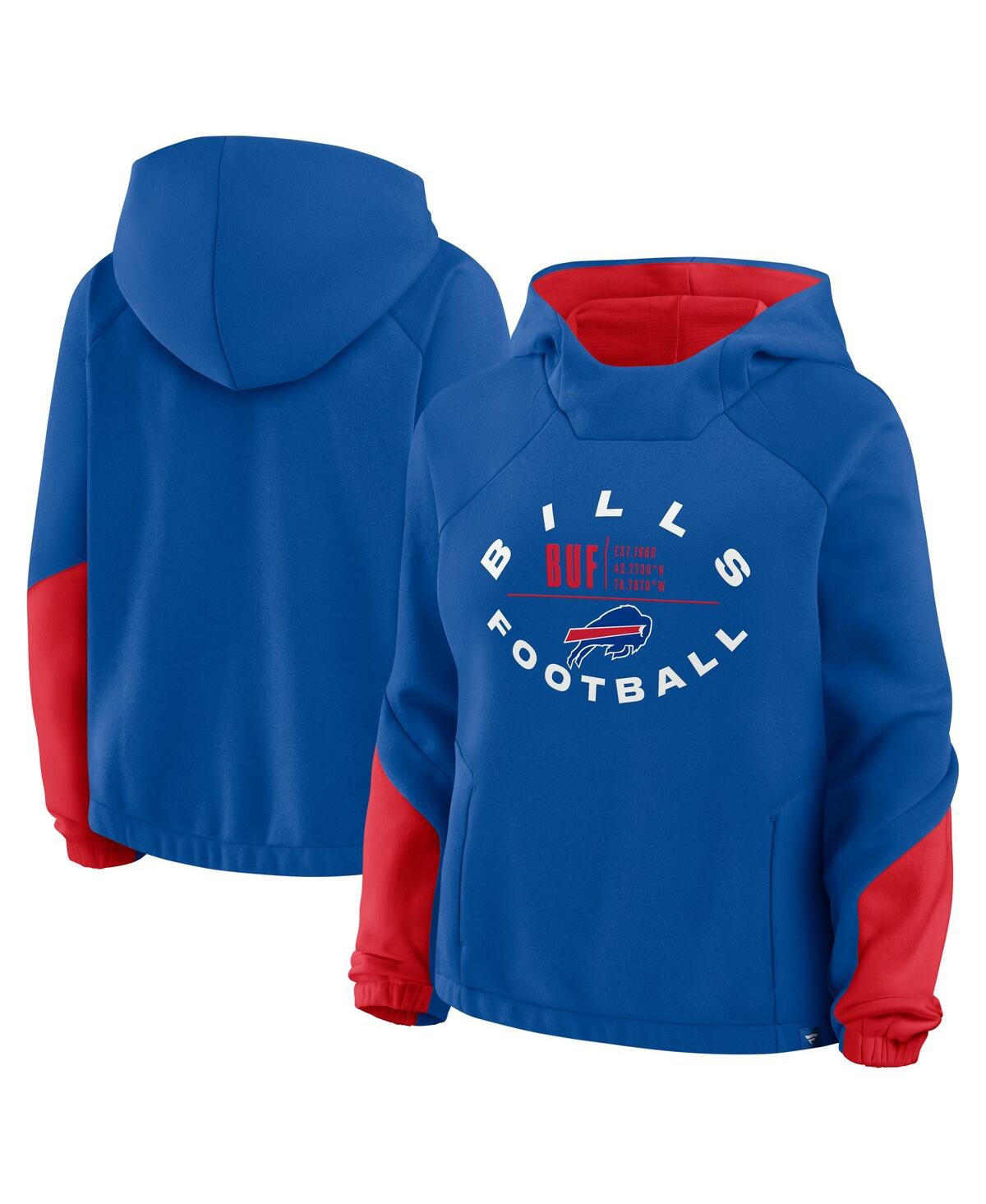 Fanatics Women’s Royal Buffalo Bills Oversized Redzone Bubble Screen Pullover Hoodie – Royal Fanatics Women’s Royal Buffalo Bills Oversized Redzone Bubble Screen Pullover Hoodie – Royal