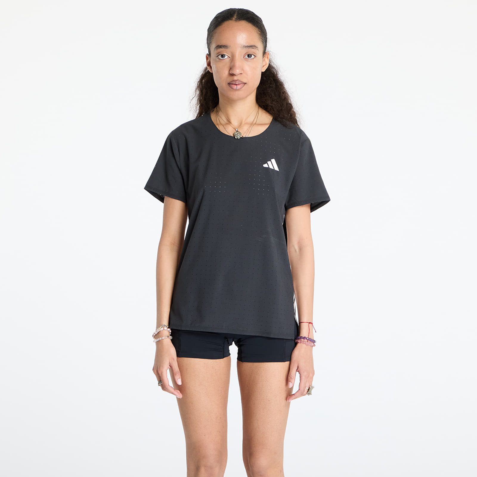 T-shirt adidas Adizero Running T-Shirt Black/ Black XS T-shirt adidas Adizero Running T-Shirt Black/ Black XS