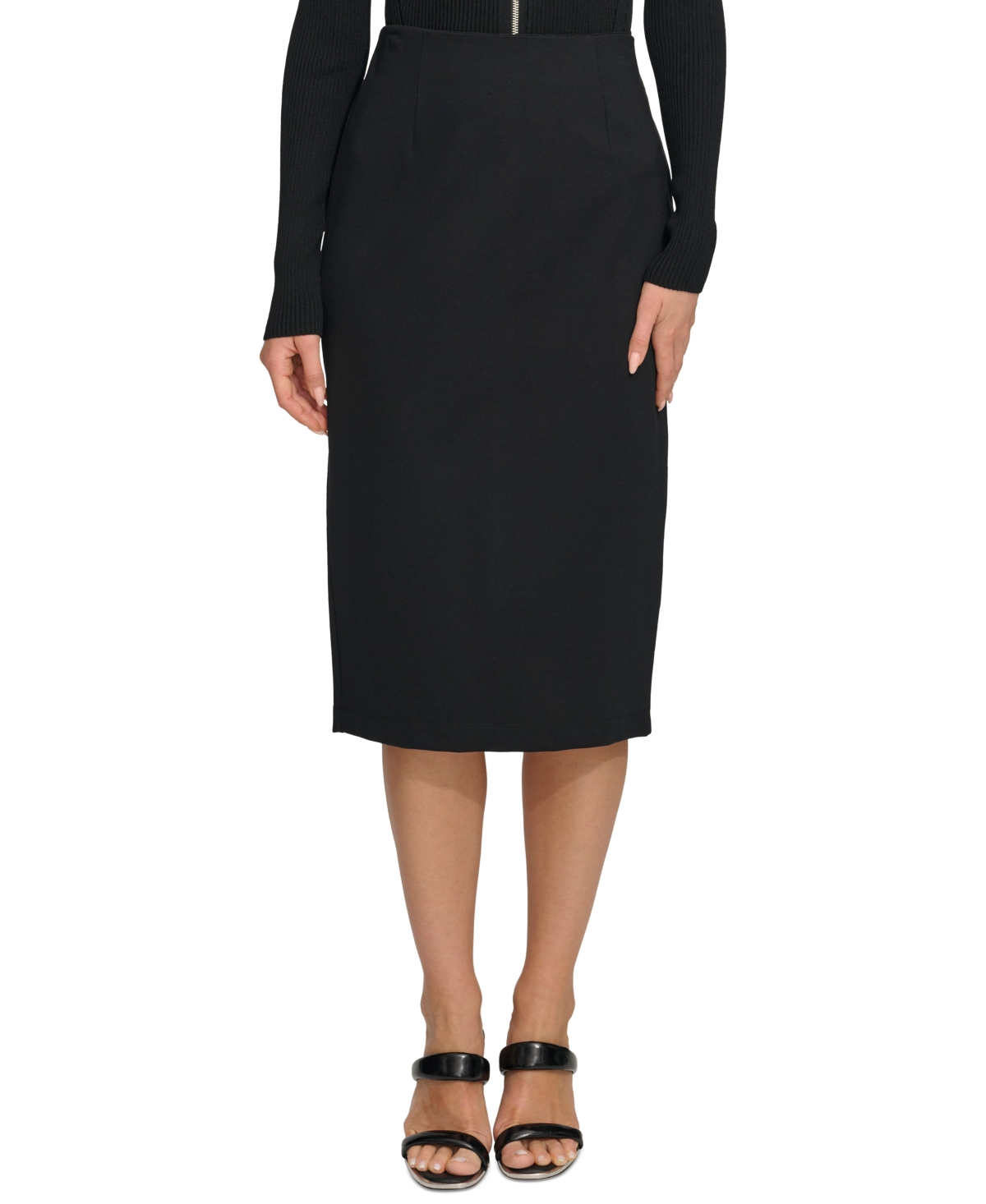 Dkny Pull-On Pencil Skirt – Black Dkny Pull-On Pencil Skirt – Black