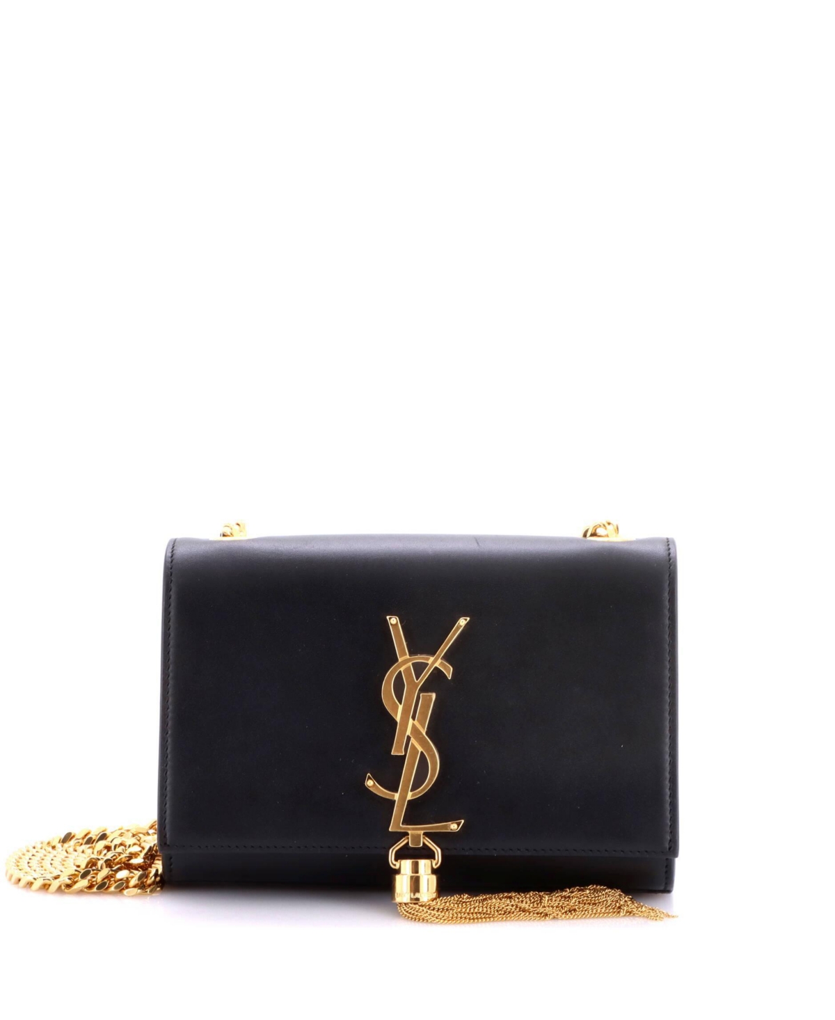 Pre-Owned Saint Laurent Small Classic Monogram Tassel Crossbody Bag Leather – Black Pre-Owned Saint Laurent Small Classic Monogram Tassel Crossbody Bag Leather – Black