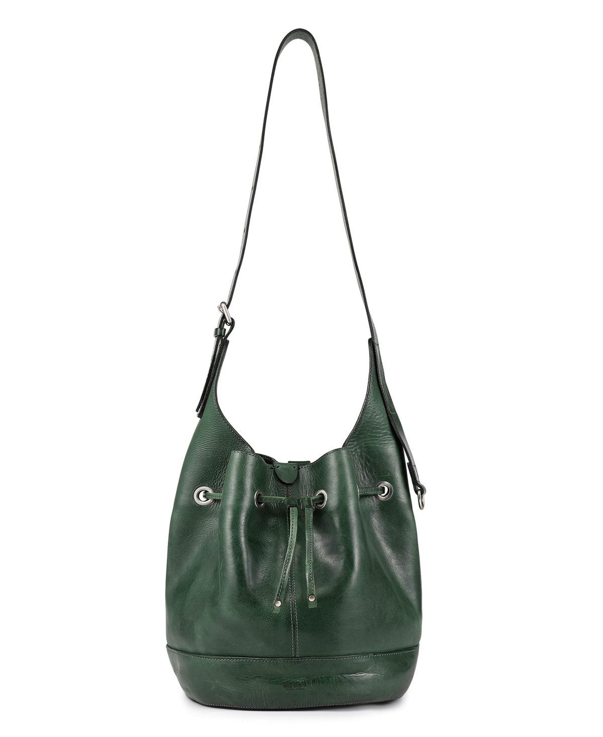 Old Trend Lily Shoulder Bucket Bag – Green