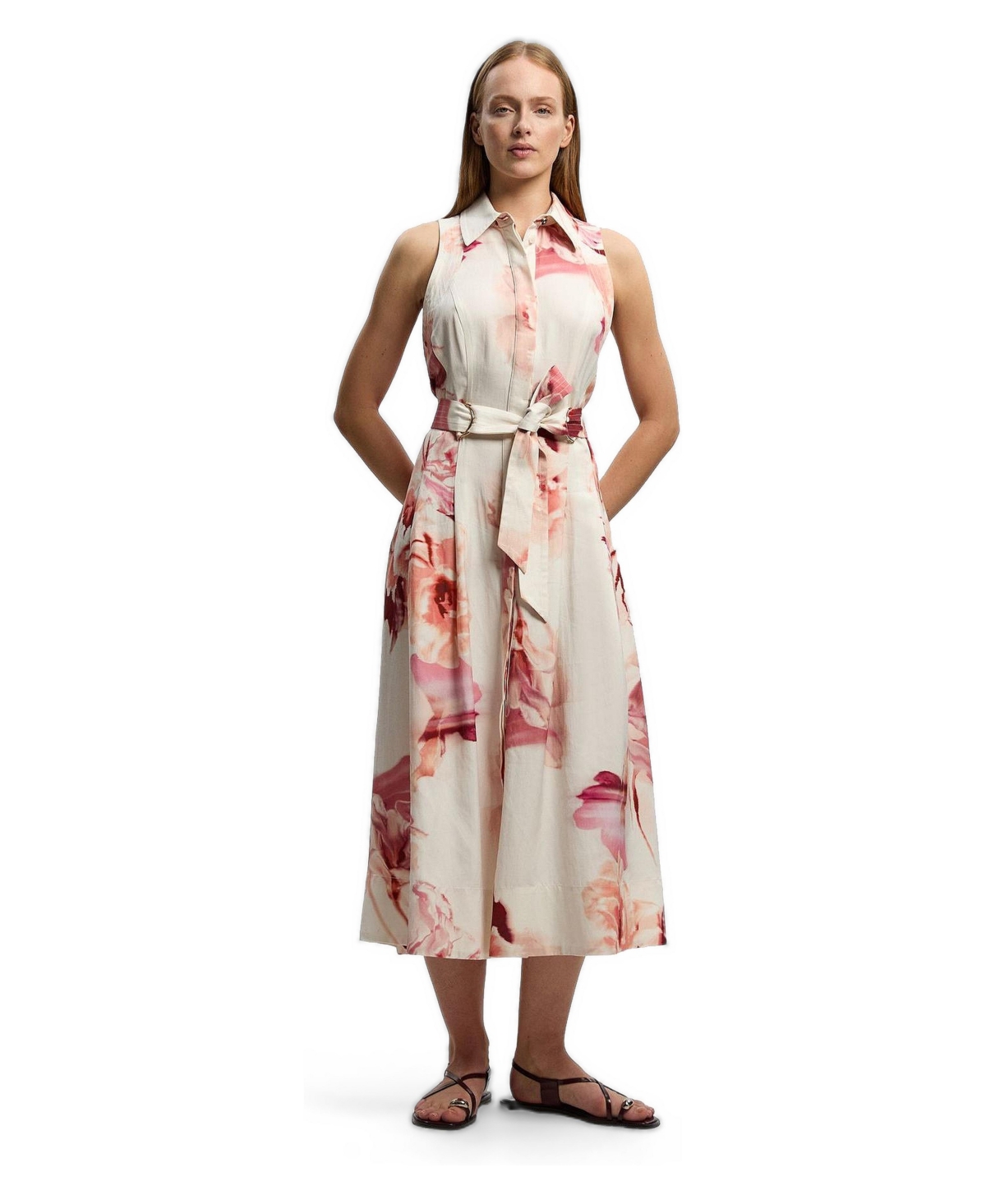 Karen Millen Women’s Floral Halter Midi Dress – Floral Karen Millen Women’s Floral Halter Midi Dress – Floral