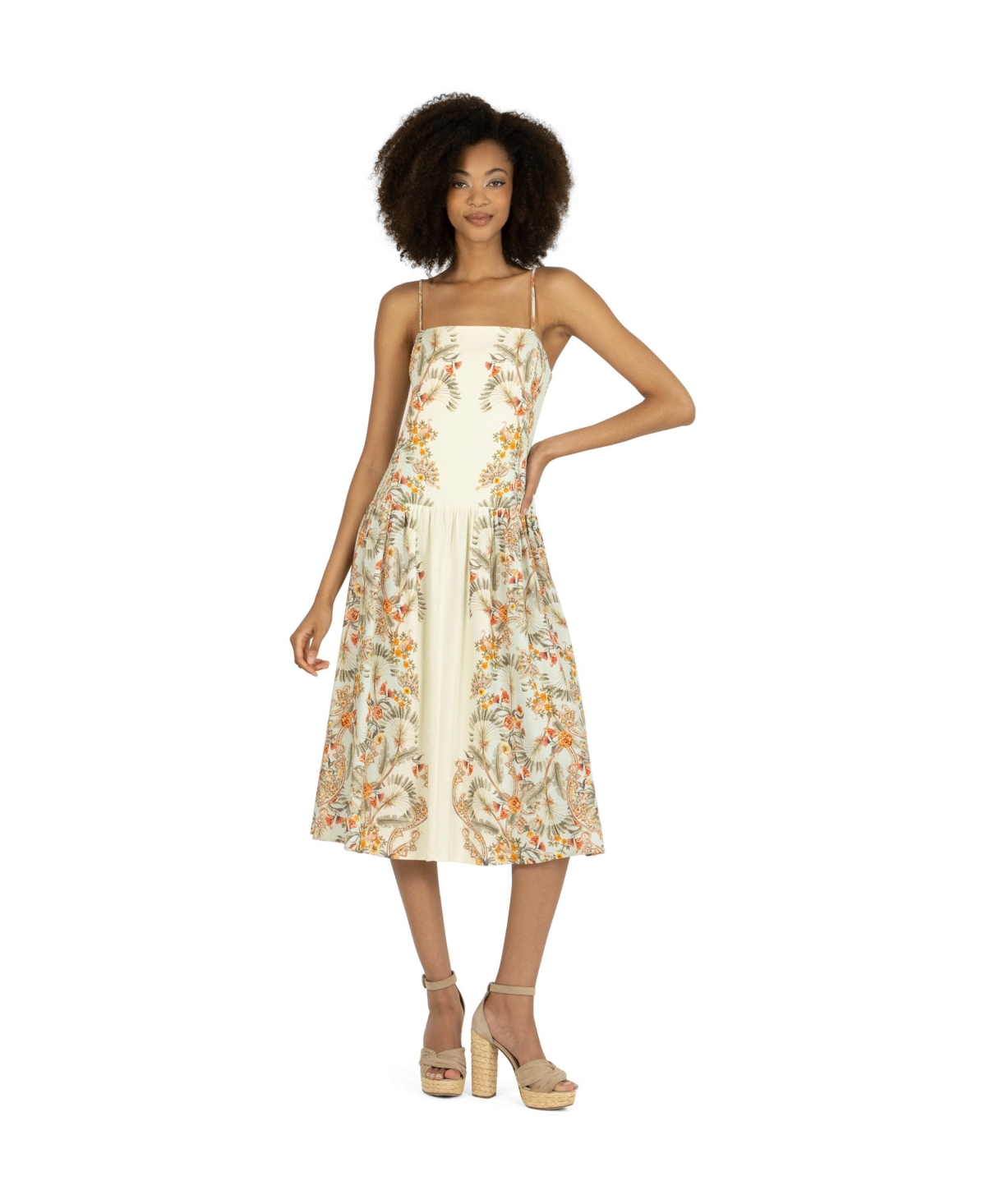 Super Natural by Secret Mission Women’s Suzy Dress – Natural floral road print Super Natural by Secret Mission Women’s Suzy Dress – Natural floral road print