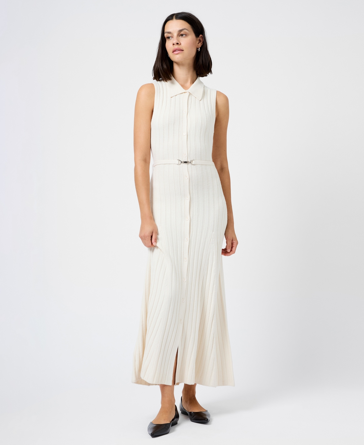 French Connection Women’s Sleeveless Maxi Dress – Porcelain French Connection Women’s Sleeveless Maxi Dress – Porcelain