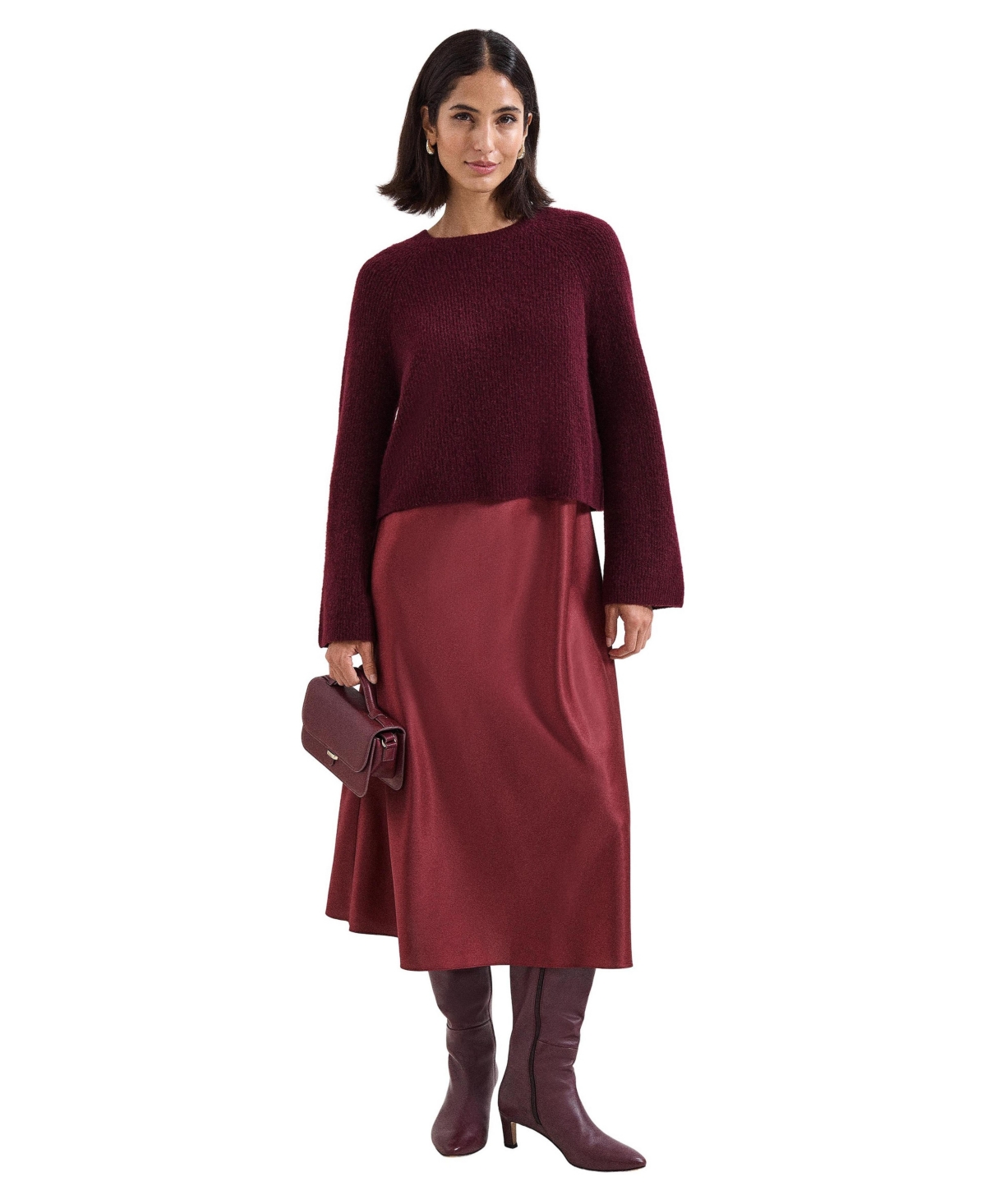 Phase Eight Women’s Issy 2 In 1 Dress – Burgundy Phase Eight Women’s Issy 2 In 1 Dress – Burgundy