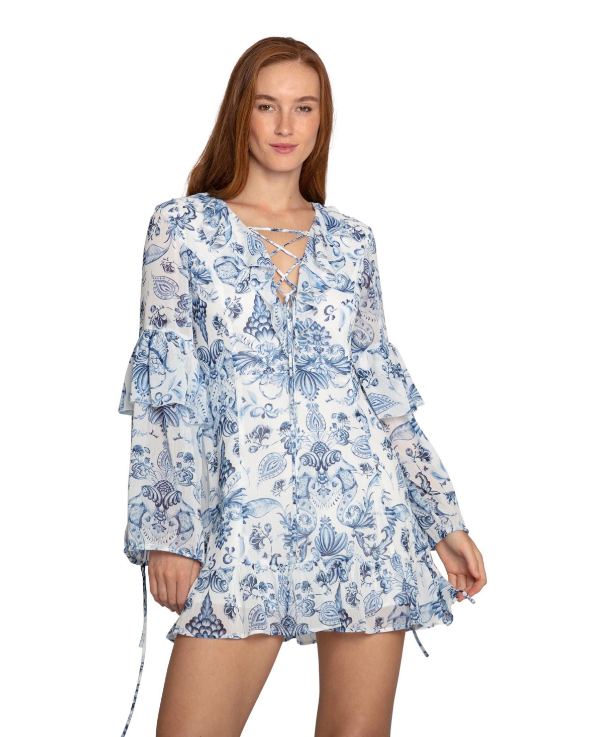 Belle & Bloom Women’s Mad About You Dress – Blue print Belle & Bloom Women’s Mad About You Dress – Blue print