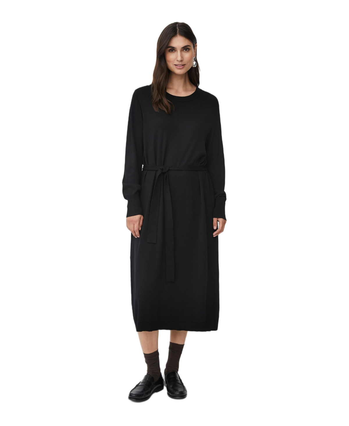 Masai Copenhagen Women’s MaNisuta Long Sleeve Belted Waist Dress – Black Masai Copenhagen Women’s MaNisuta Long Sleeve Belted Waist Dress – Black